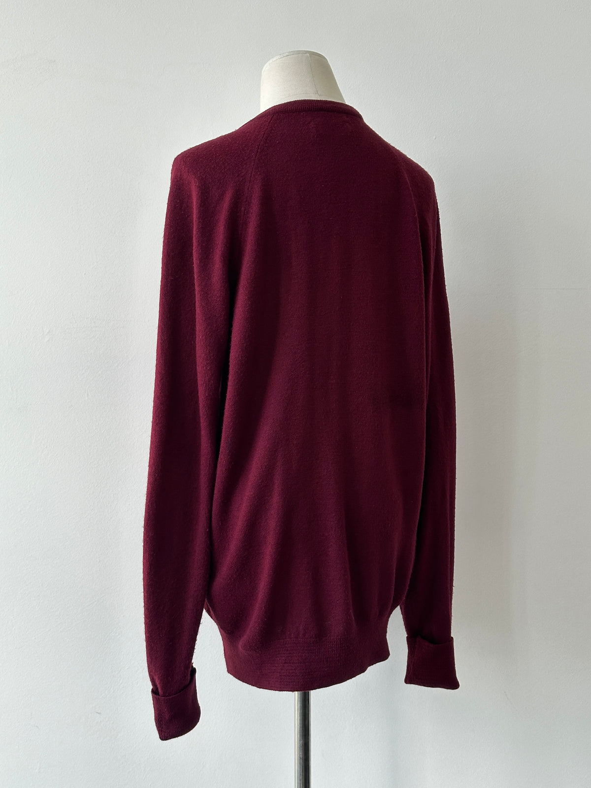Christian Dior 1990s V Neck Logo Jumper - M