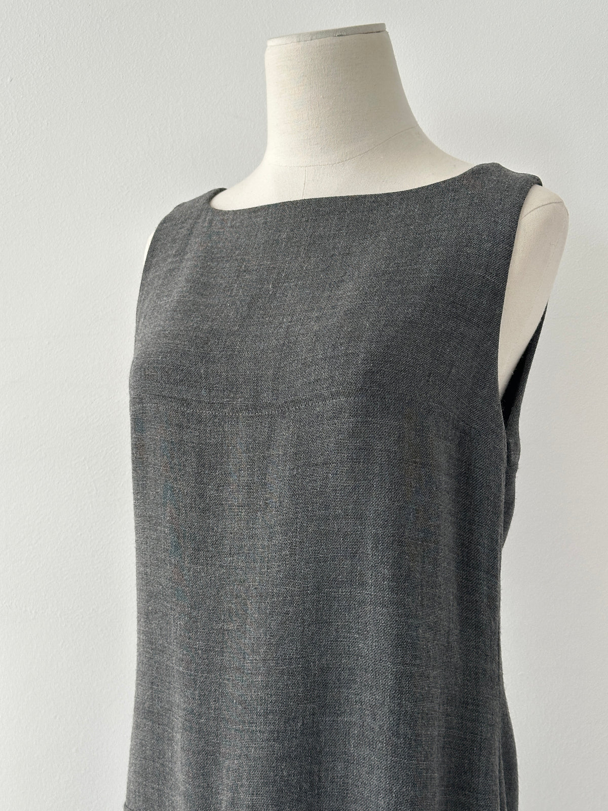 Marella 2000s Wool Sleevless Maxi Dress - M-L
