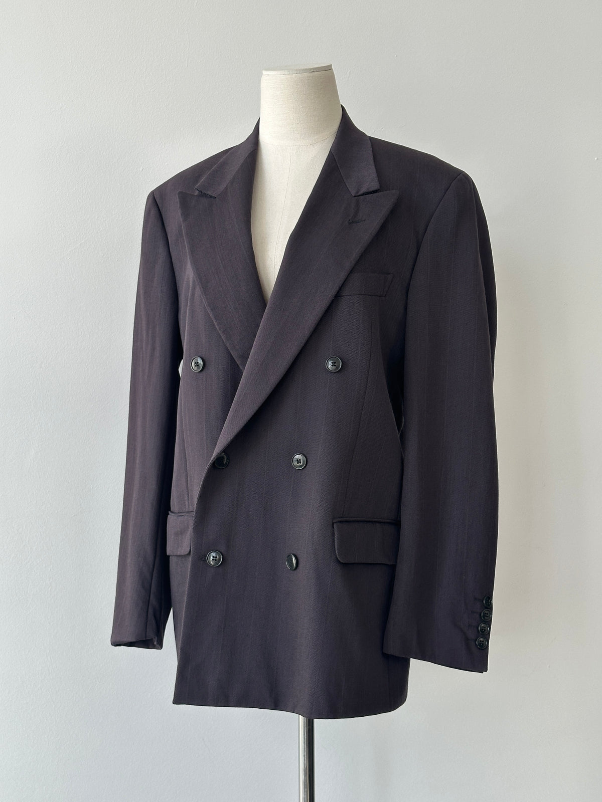 Christian Dior 1990s Pure Wool Double Breasted Blazer - M