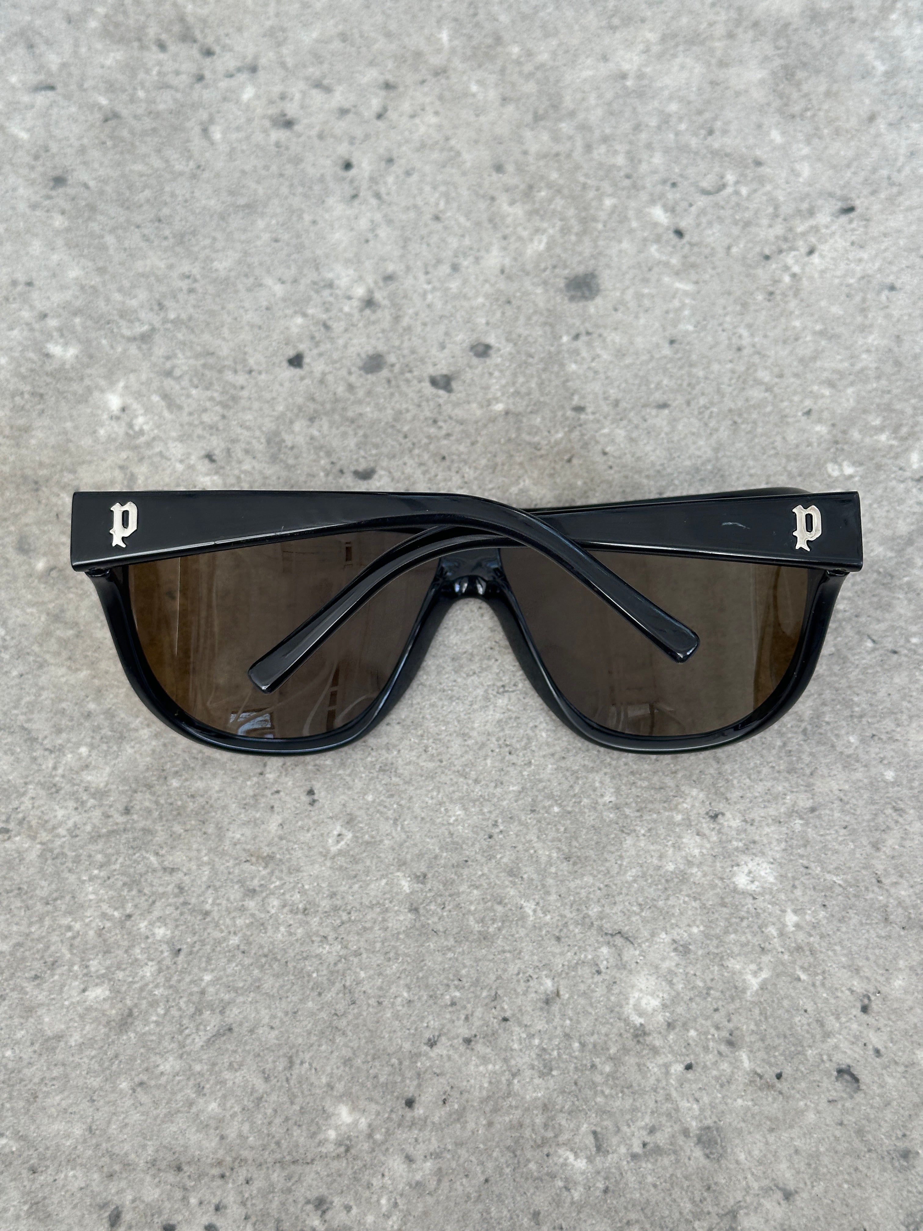 Police 2000s Oversized Shield Wrap Logo Sunglasses