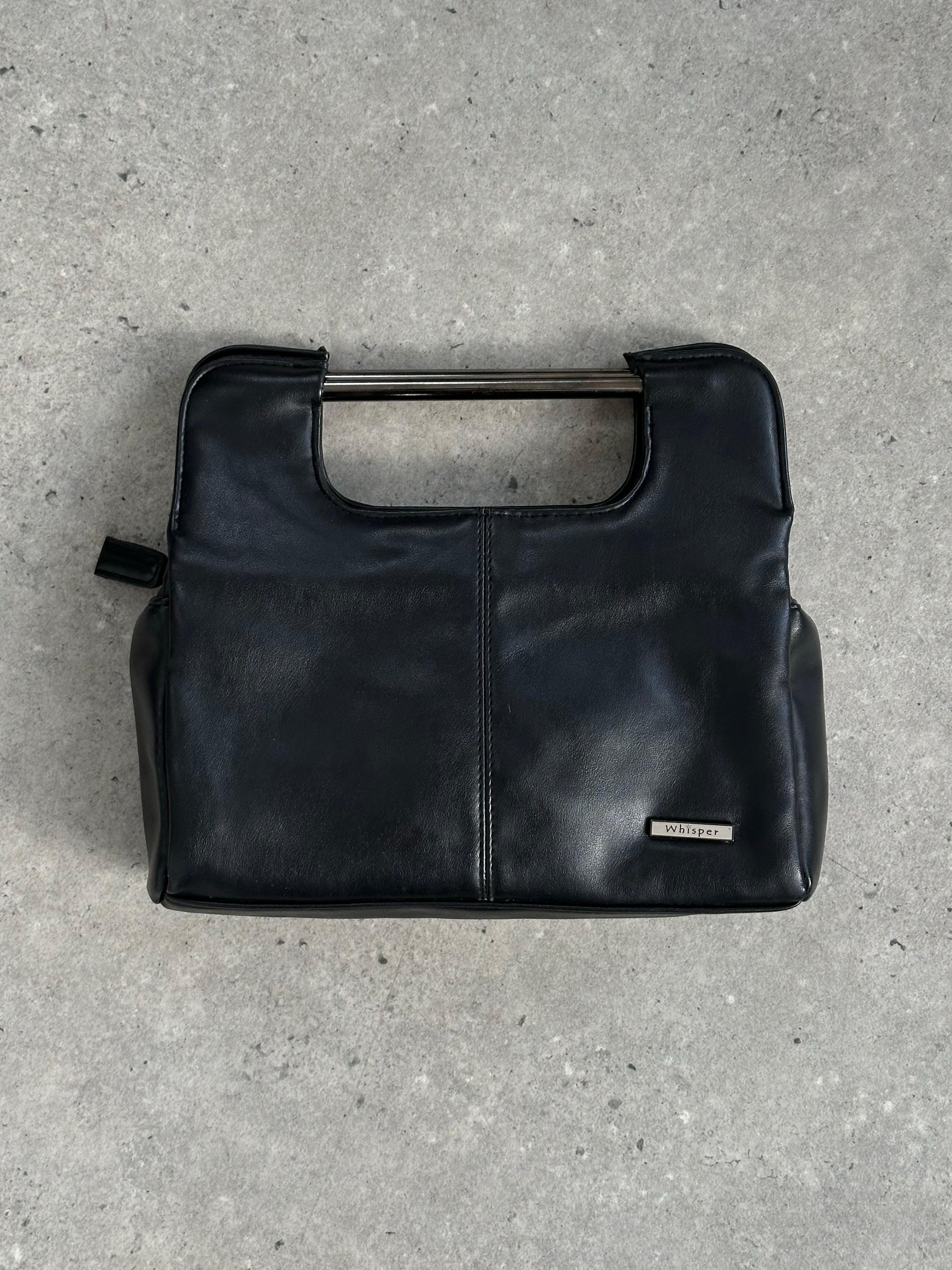 Vintage 1990s Faux Leather Clutch Bag
