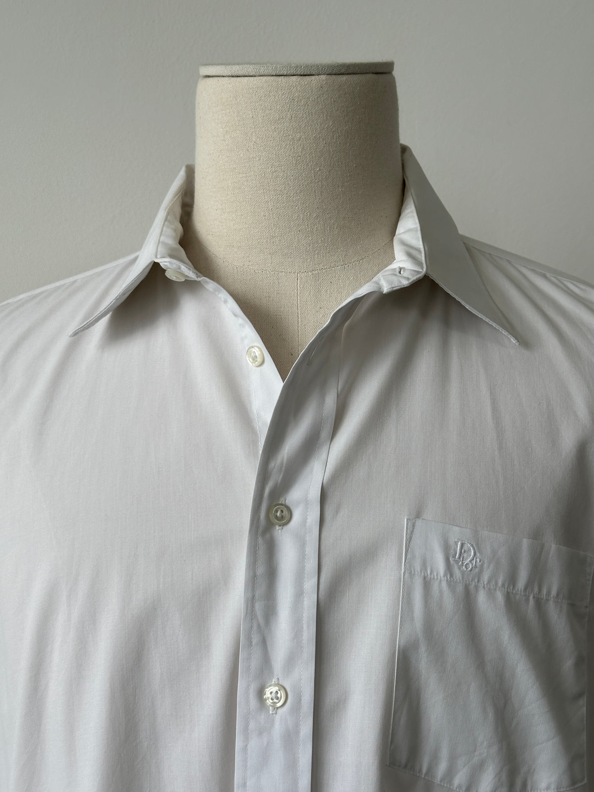 Christian Dior 1990s Cotton Logo Shirt - XL