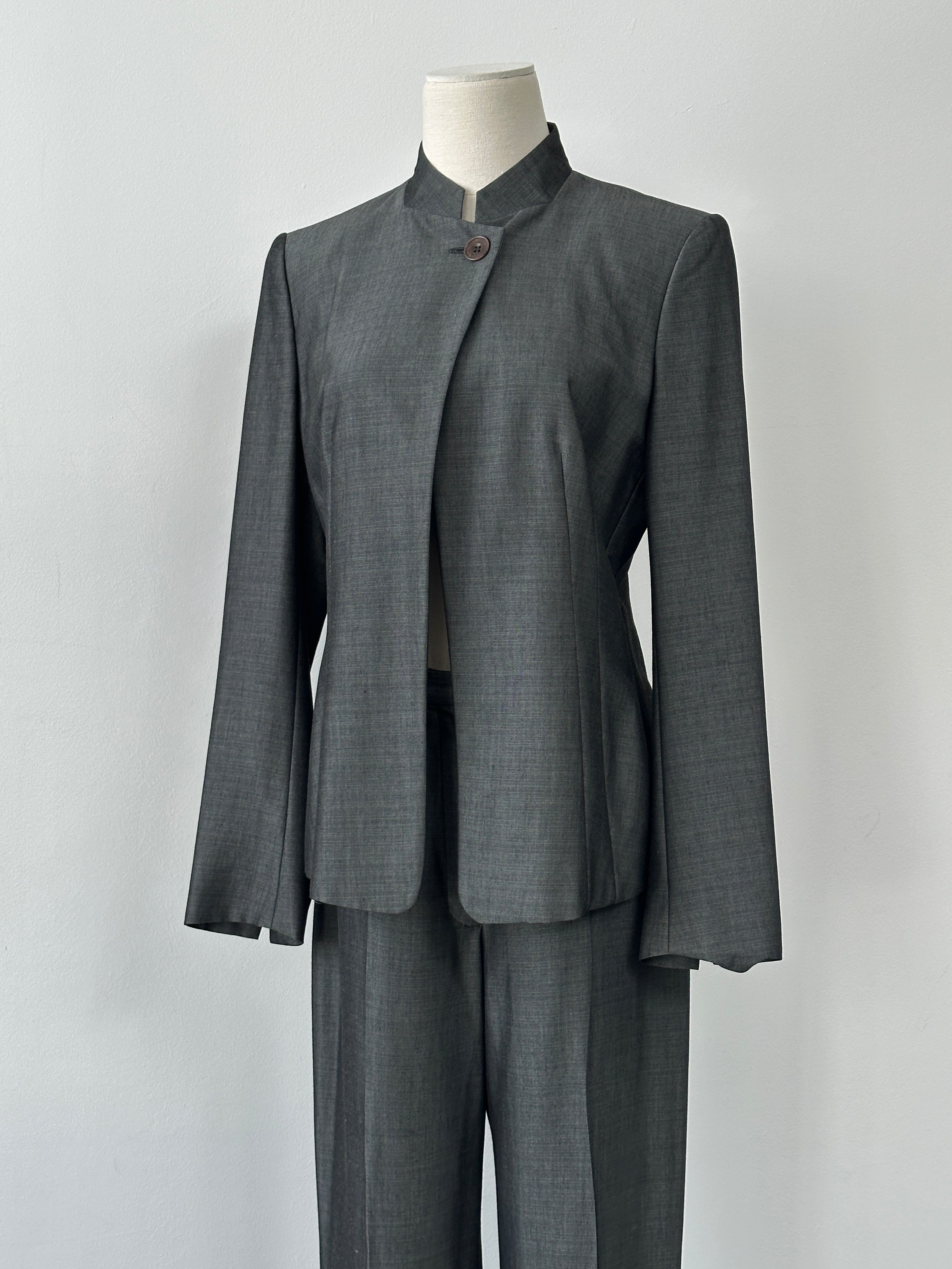 Iblues Italian Vintage 1990s High Neck Tailored Suit - M/W28