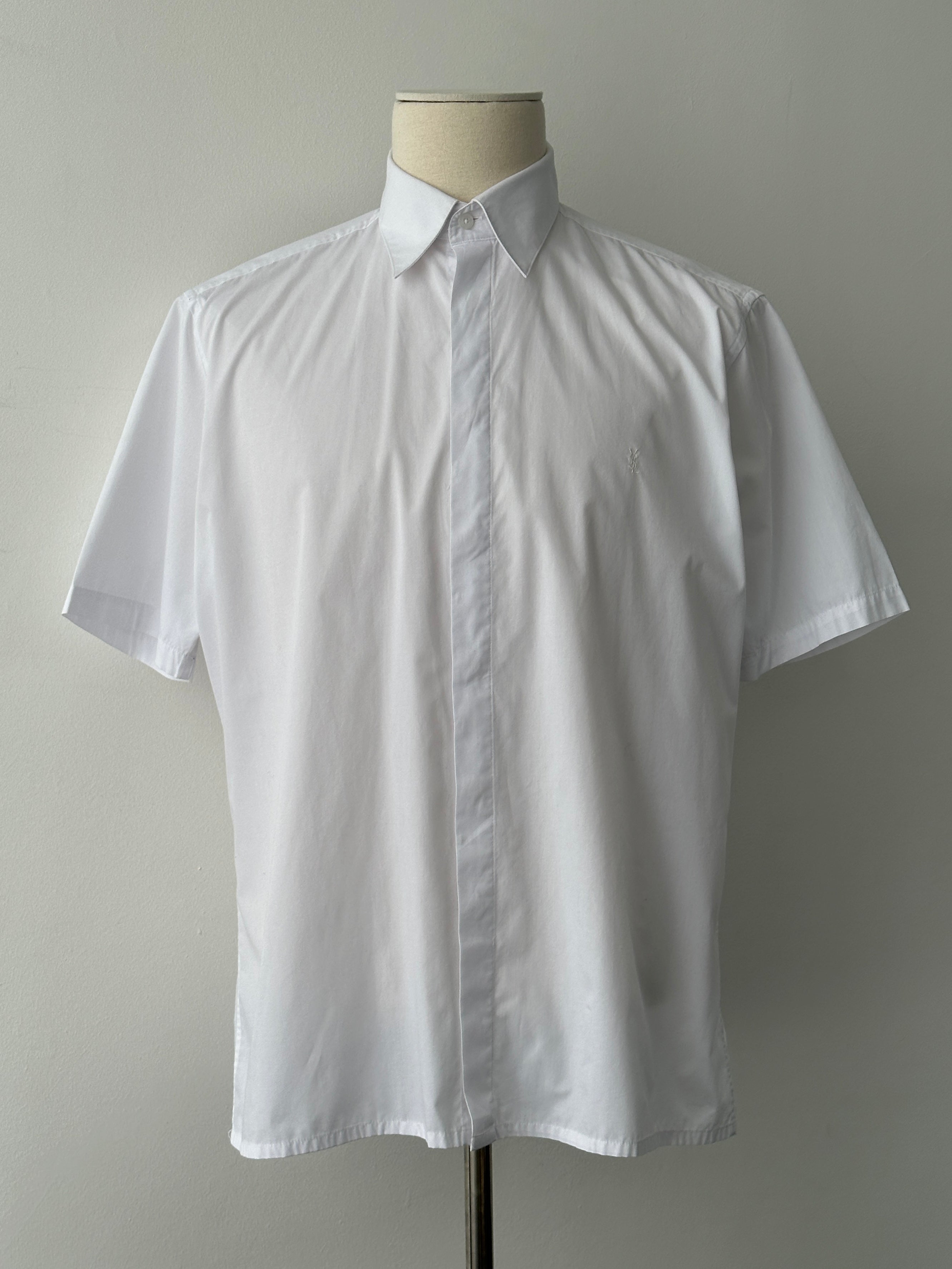 Yves Saint Laurent Pour Homme 2000s Short Sleeve Shirt - L