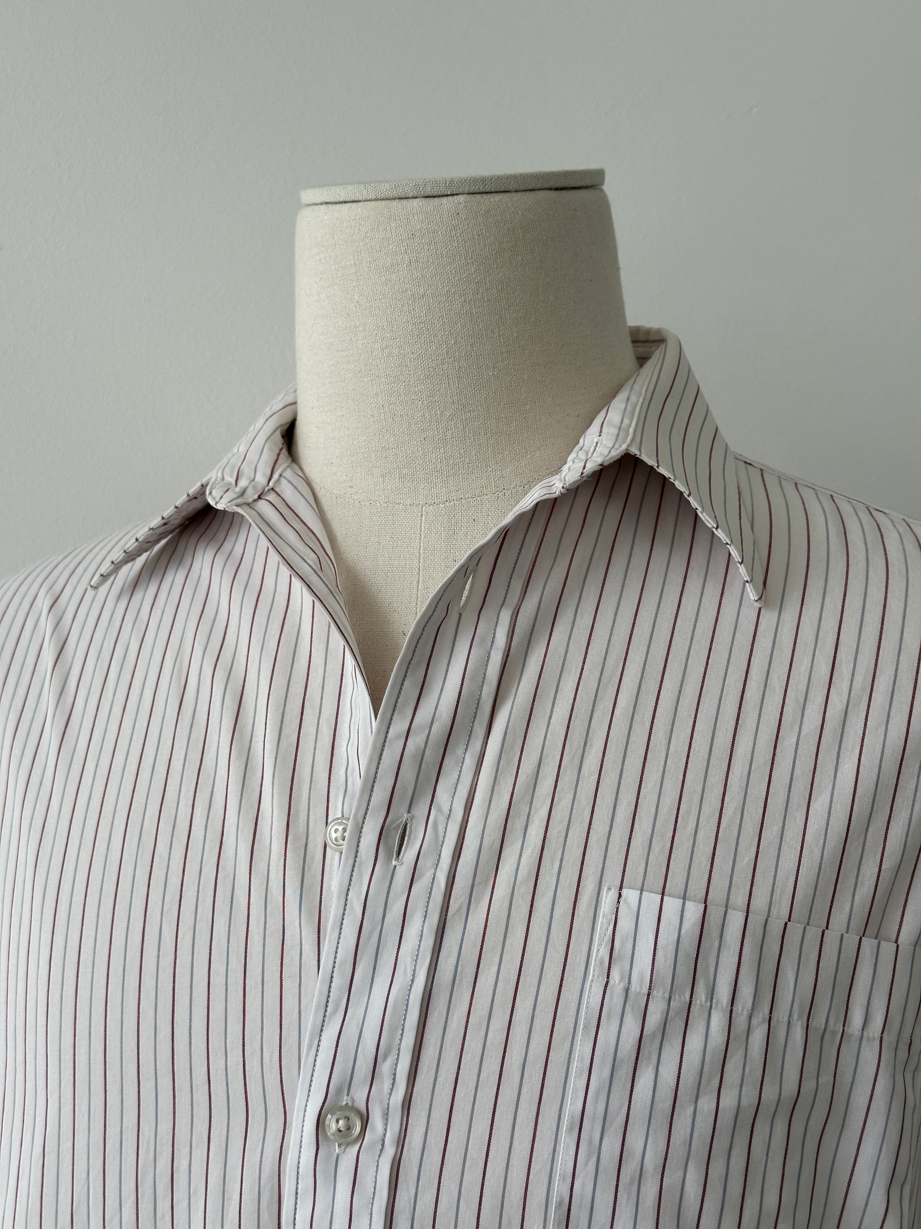 Christian Dior 1990s Cotton Striped Shirt - M