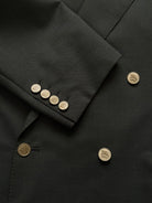 Burberry 1990s Wool Mohair Double Breasted Blazer - XL