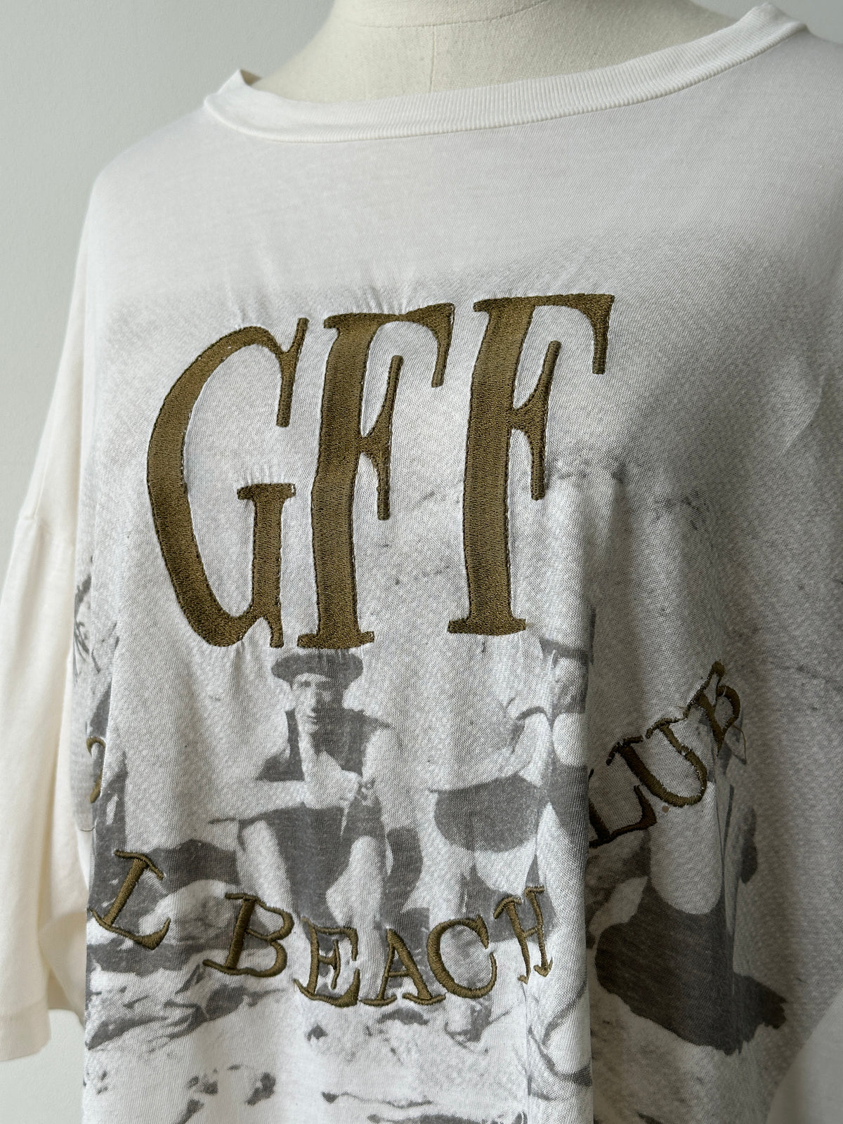 Gianfranco Ferre 1990s Pure Cotton Logo Top - L-XL