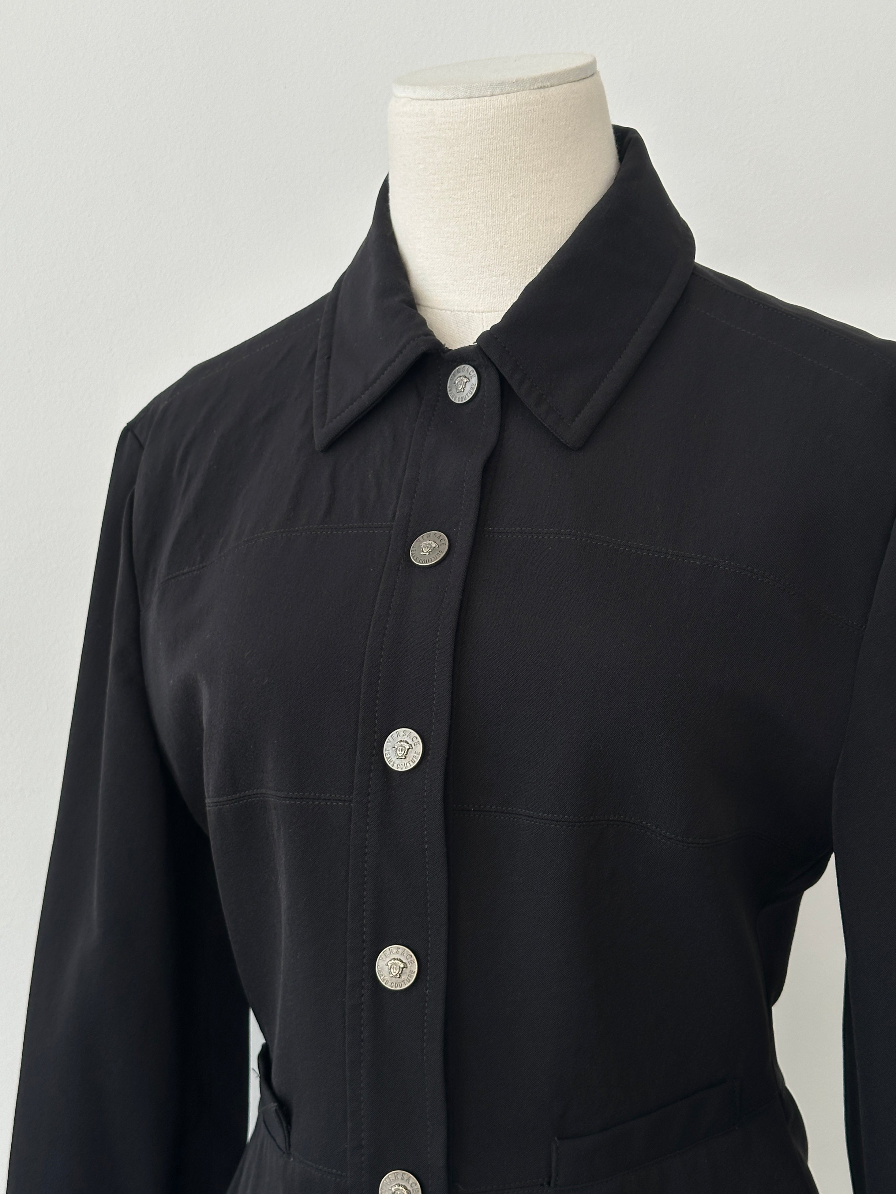 Versace Jeans Couture 2000s Bespoke Button Jacket - S