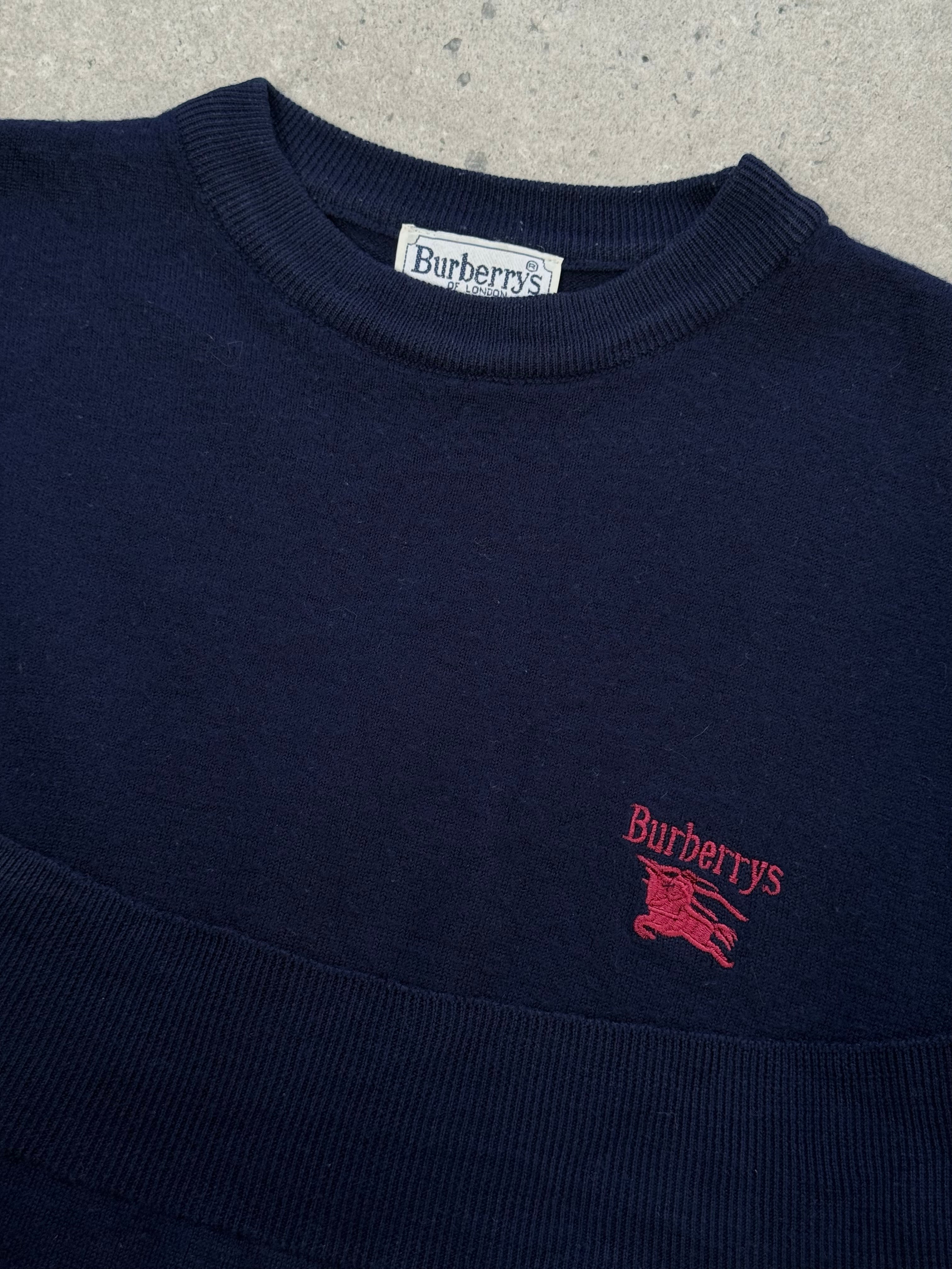 Burberry 1990s Wool Knit Jumper - XS
