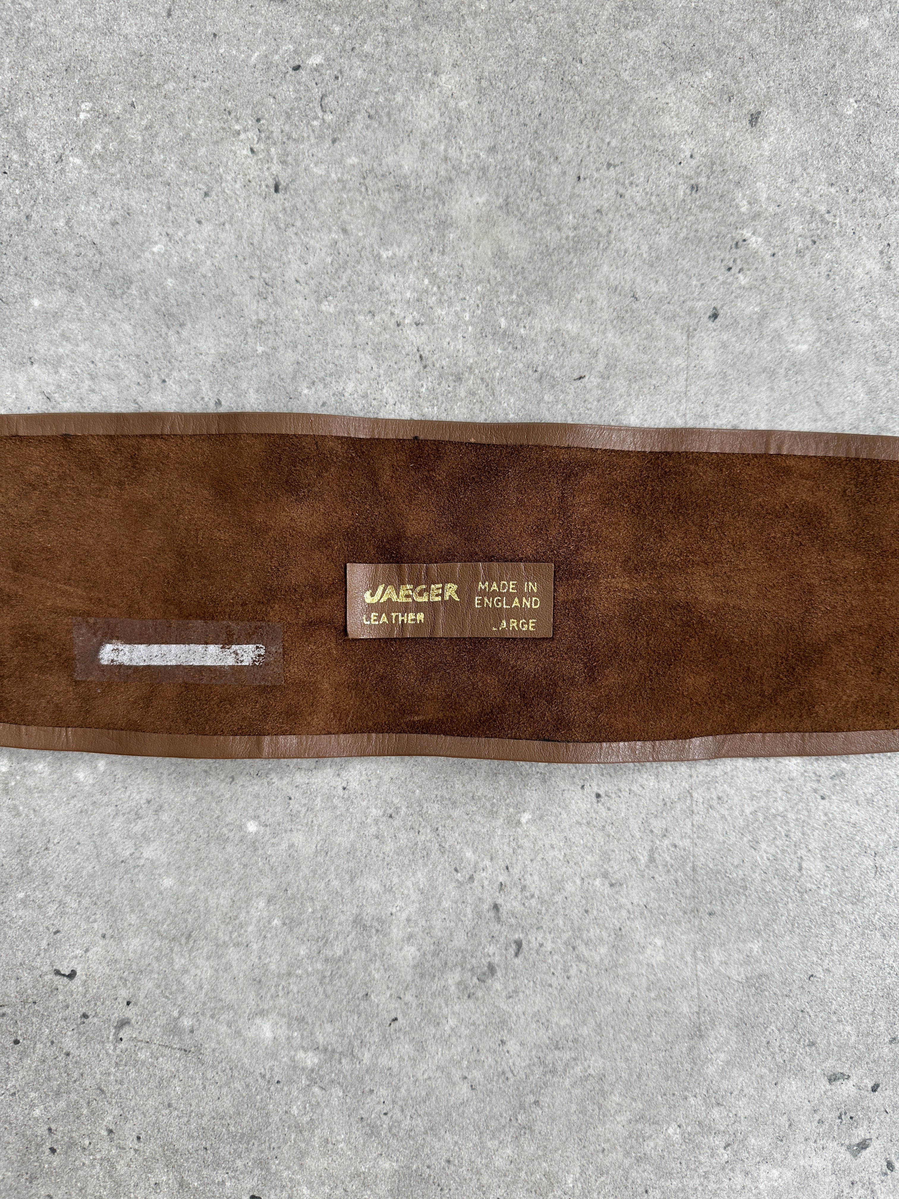Jaeger 1990s Leather Chunky Wrap Belt - One size