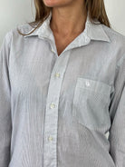 Christian Dior Monsieur 1990s Cotton Striped Shirt - M