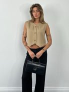 Mani 1990s Wool Sleeveless Top - M
