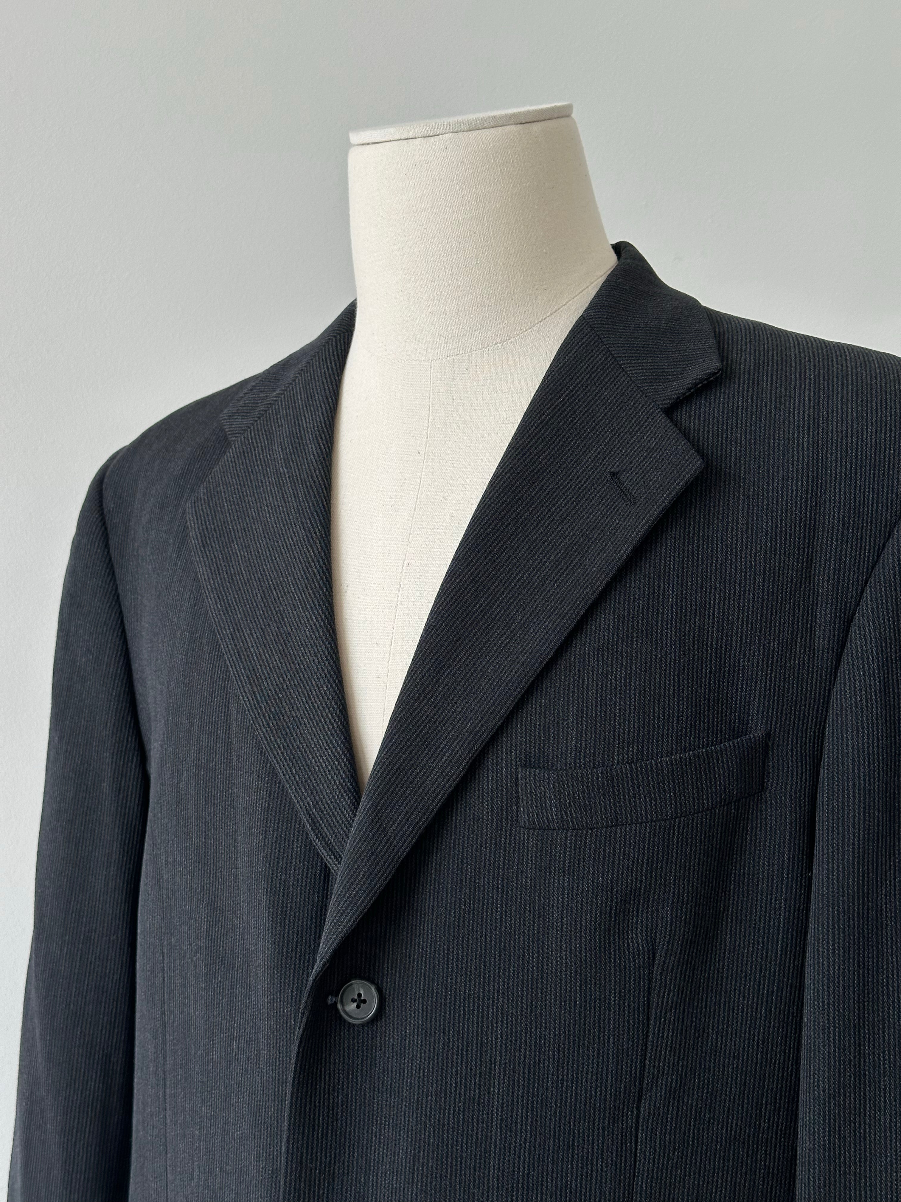 Givenchy Monsieur 1990s Wool Single Breasted Blazer - 44R