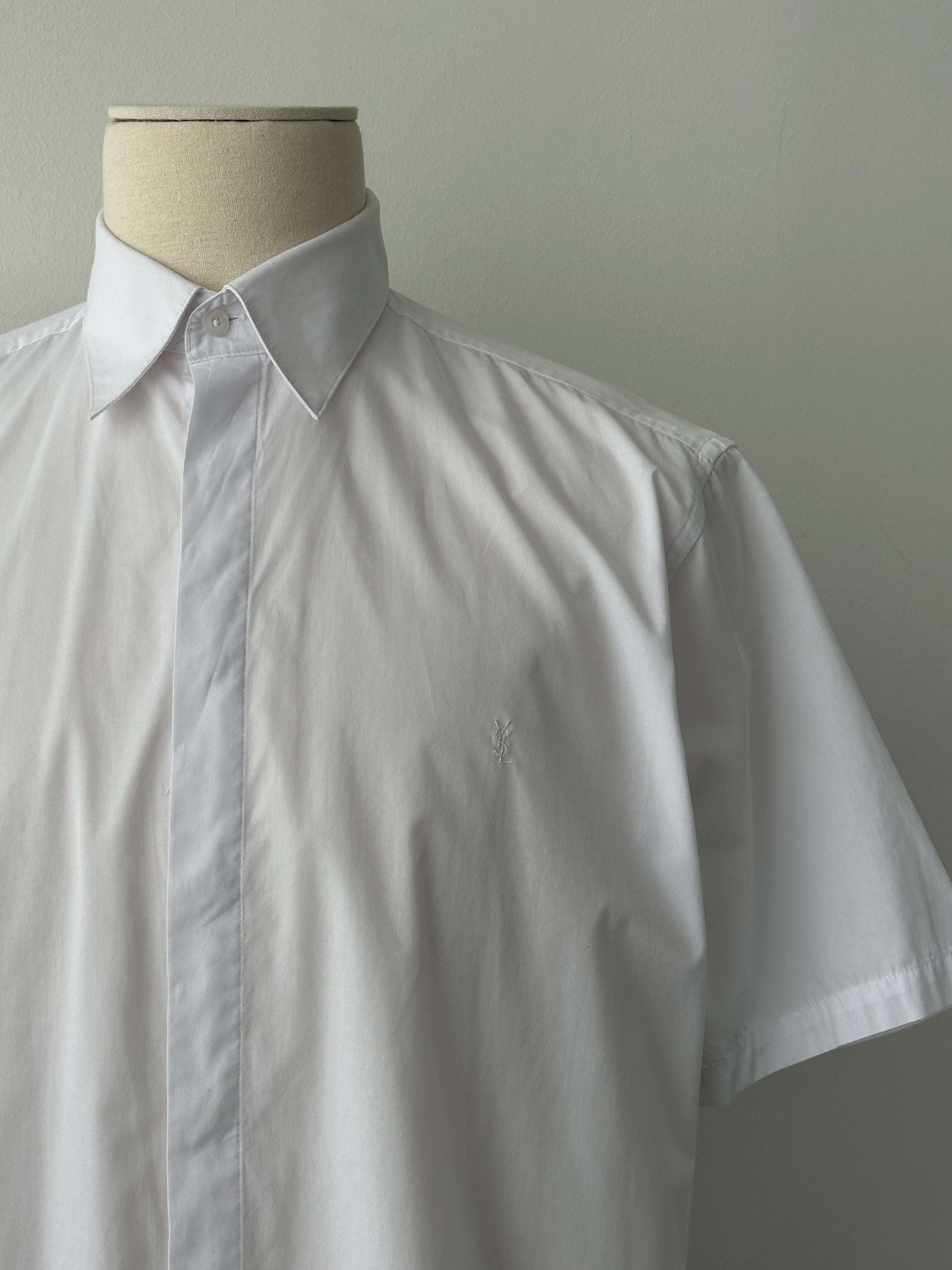 Yves Saint Laurent Pour Homme 2000s Short Sleeve Shirt - L