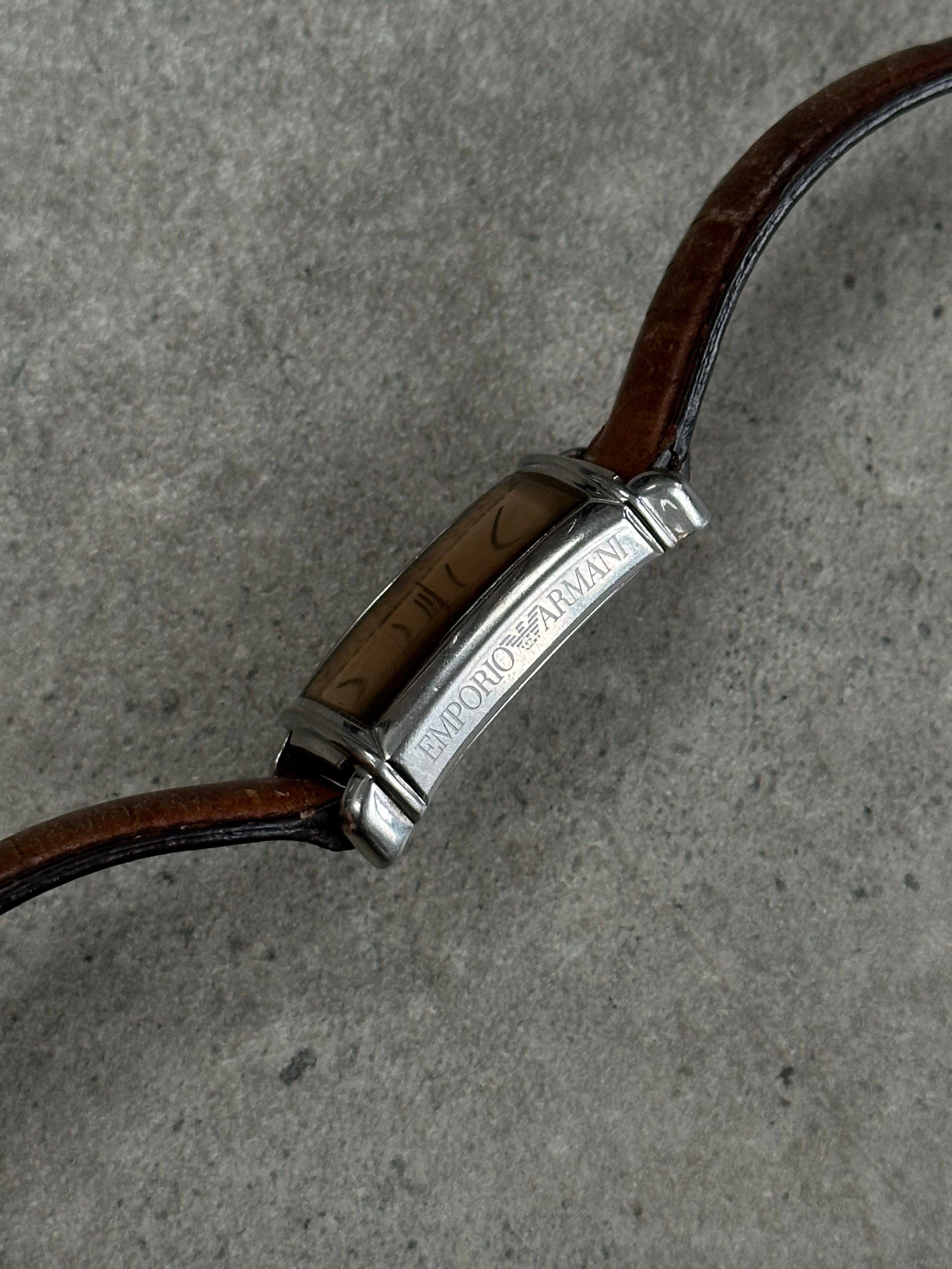 Emporio Armani 2000s Leather Watch