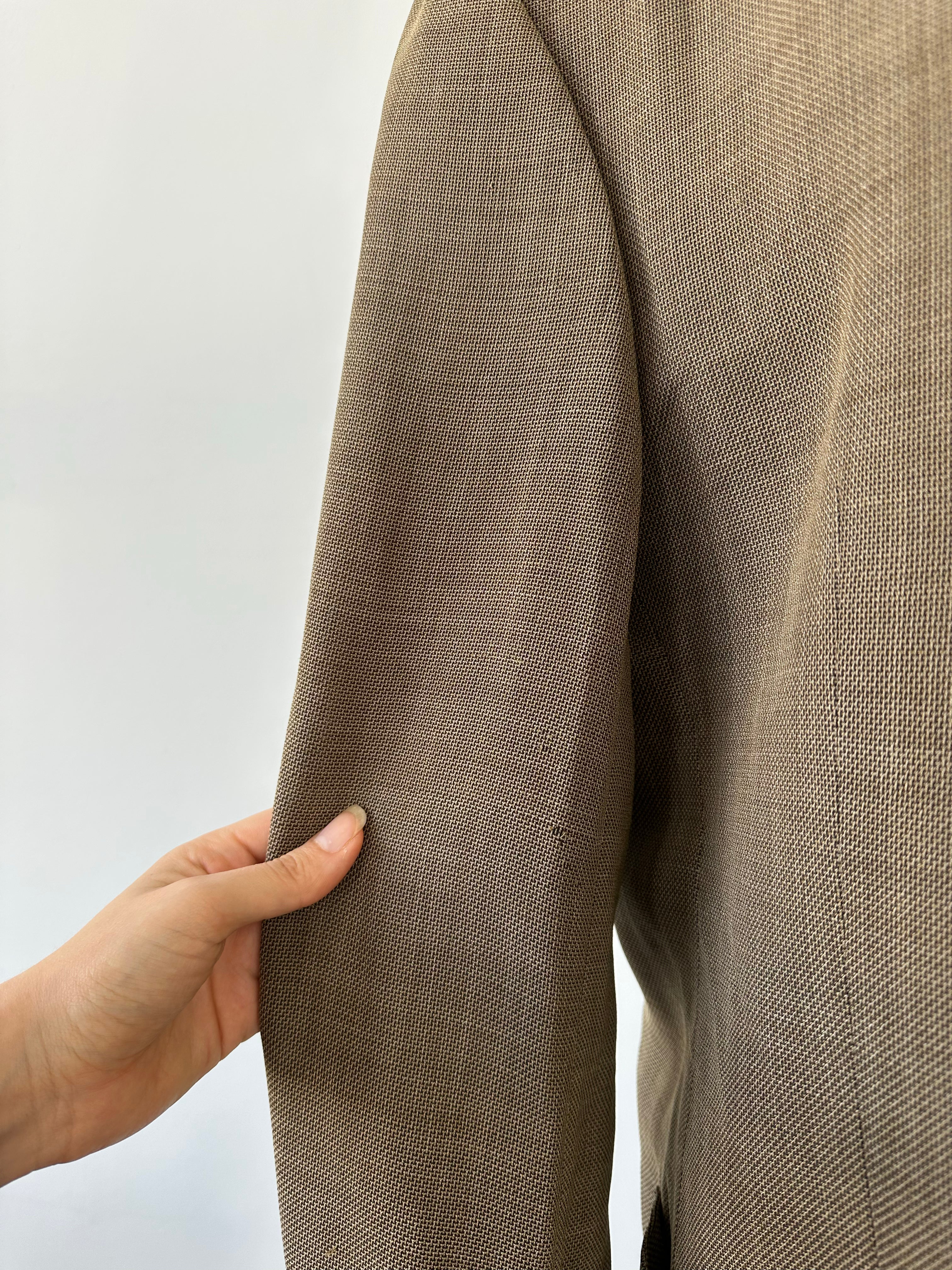 Hugo Boss x Loro Piana 1990s Pure Wool Single Breasted Blazer - 46R
