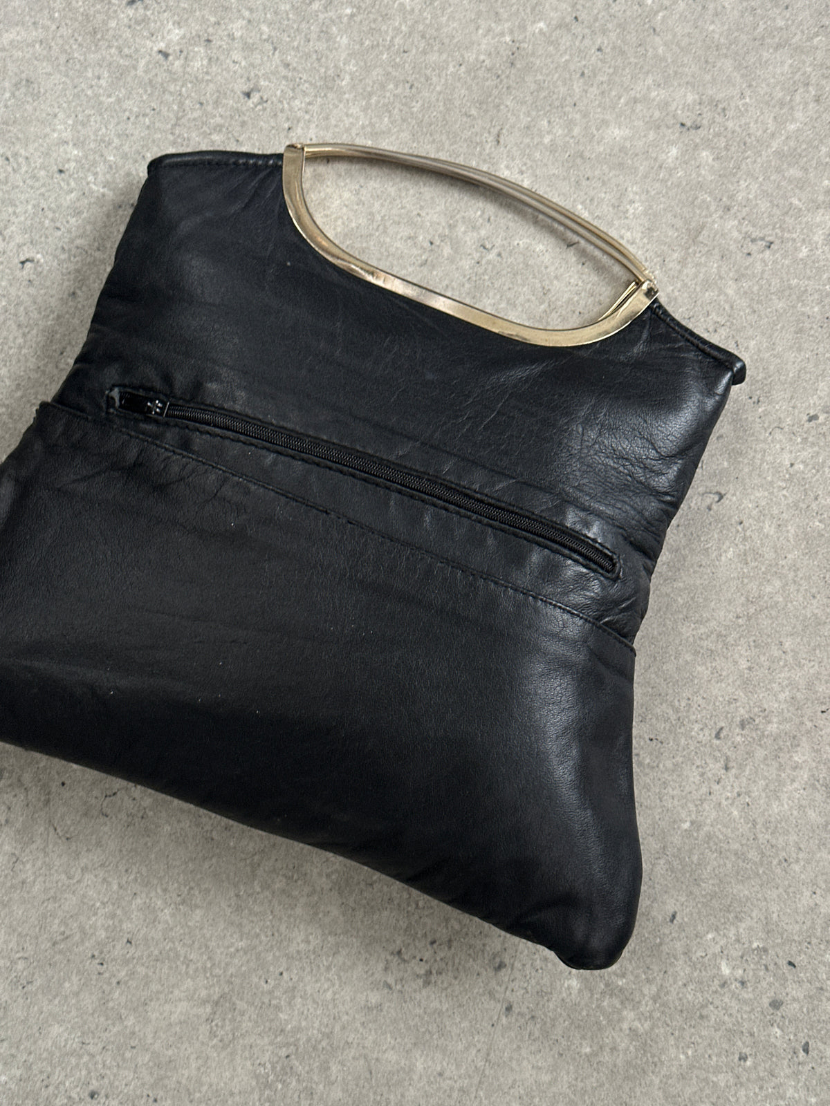 Vintage 1990s Leather Hand Bag