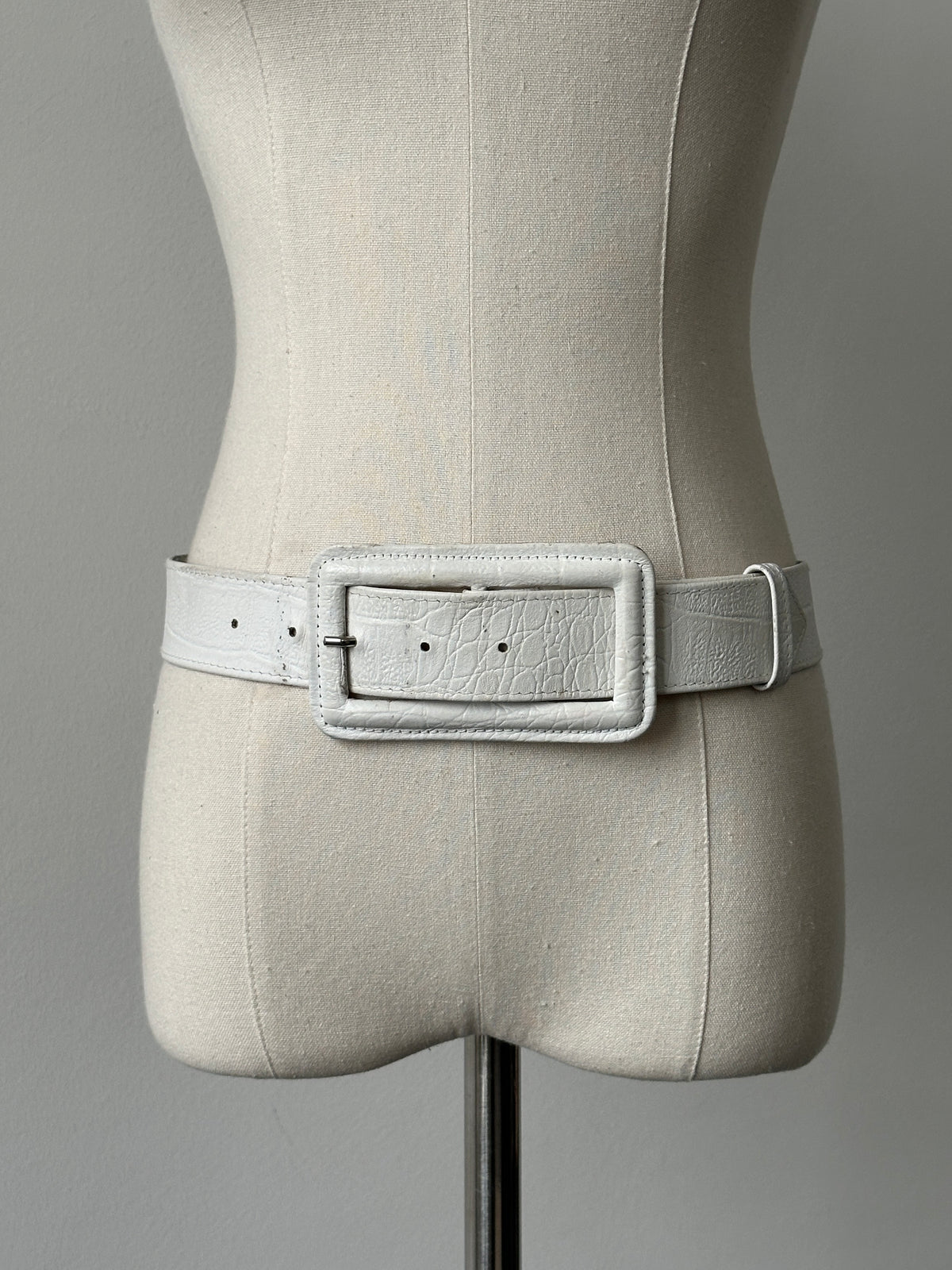 Jaeger 1990s Slim Leather Belt - W29-33