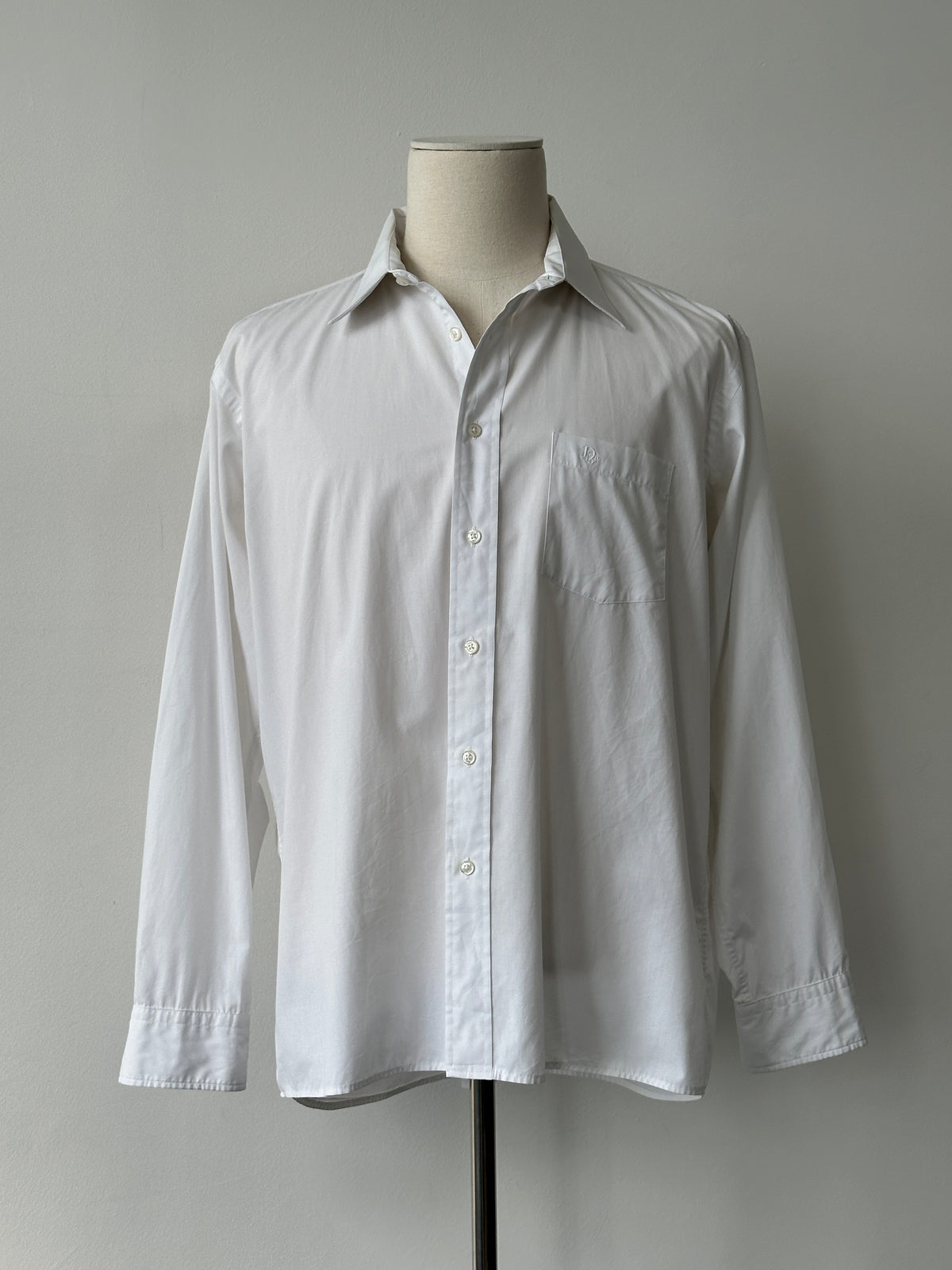 Christian Dior 1990s Cotton Logo Shirt - XL