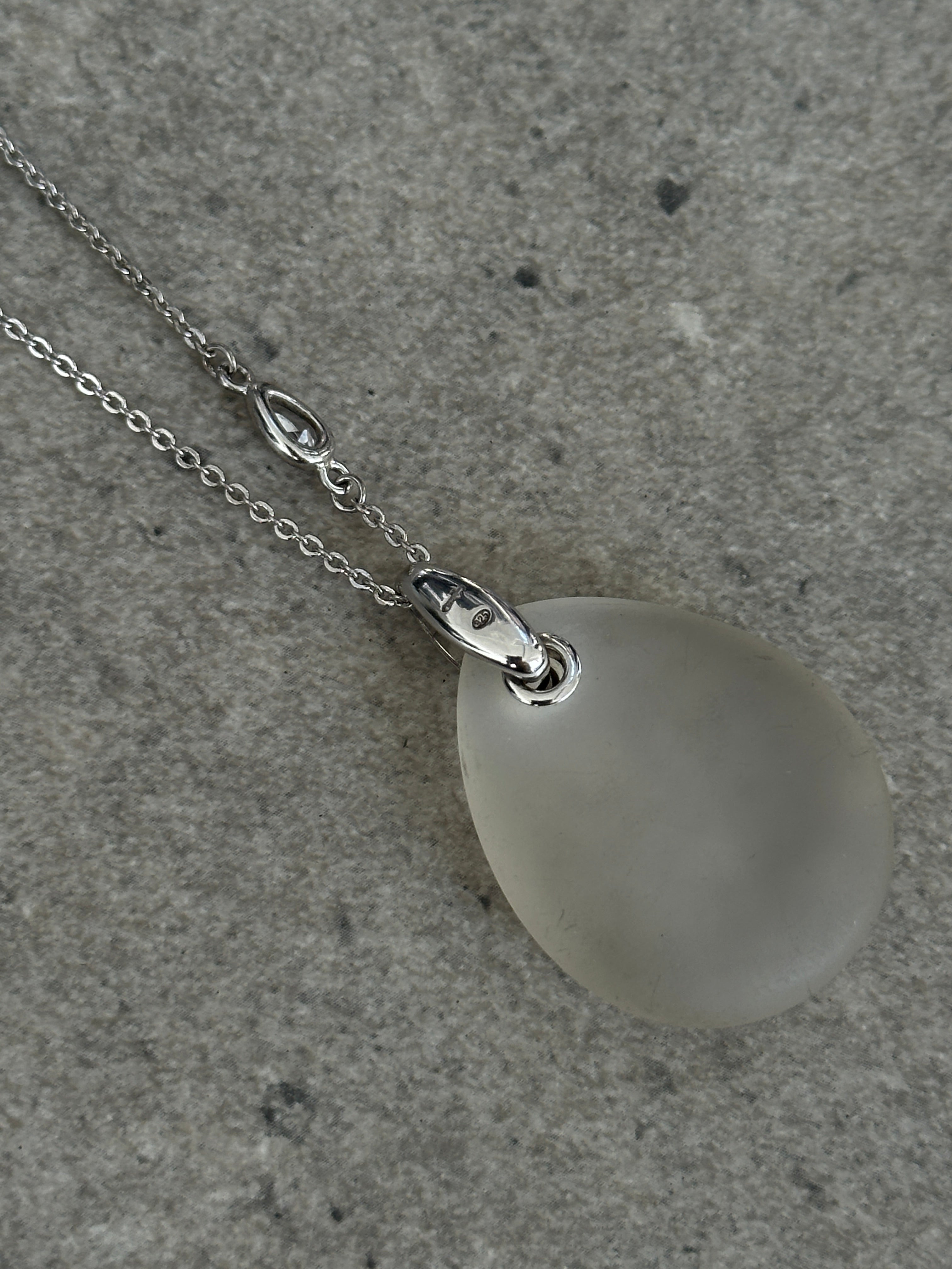 Emporio Armani 2000s Sterling Silver Pendant Necklace Jewellery