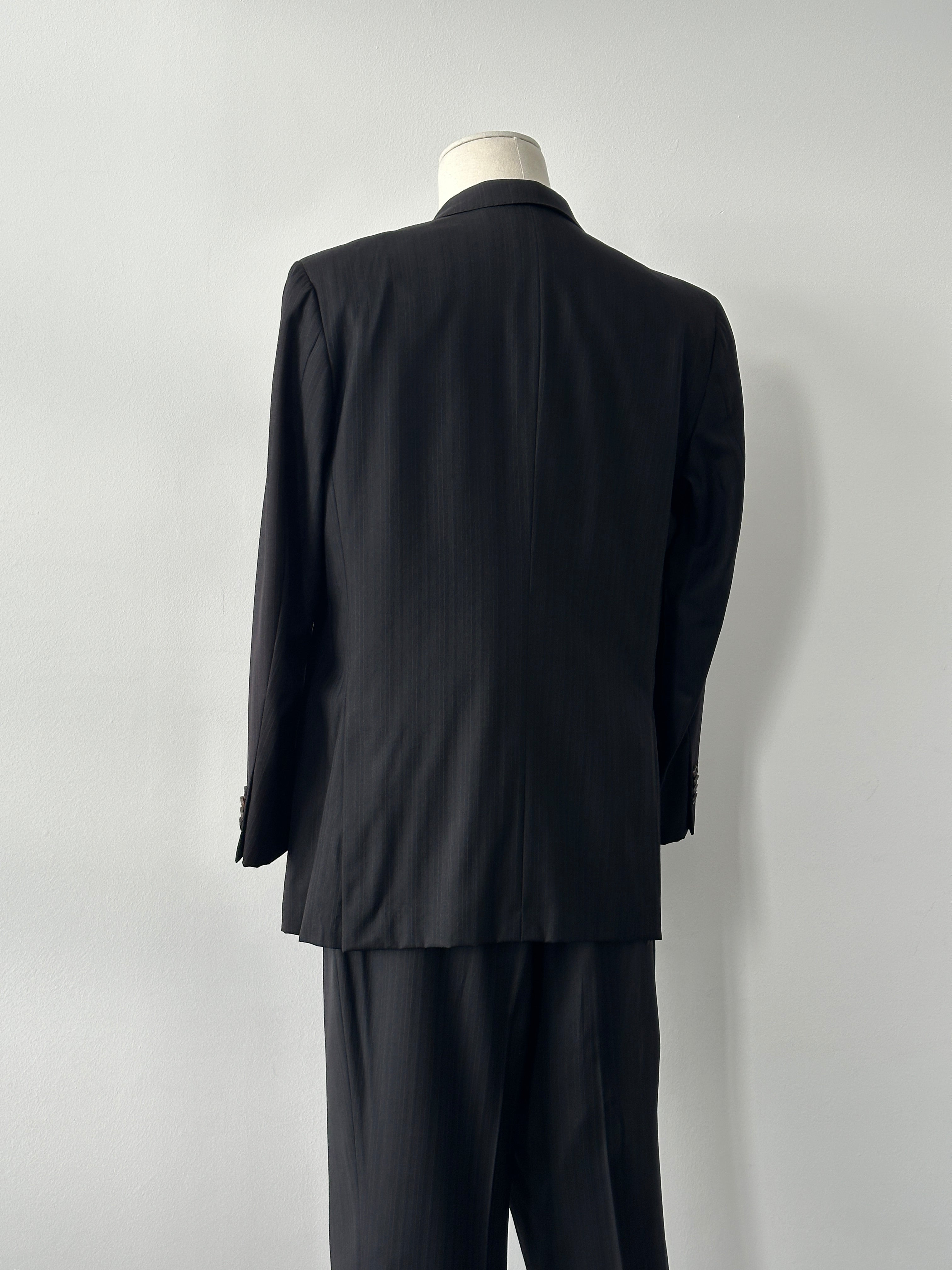 Loro Piana x Visaruno 1990s Pure Wool Single Breasted Suit - 42S/W34