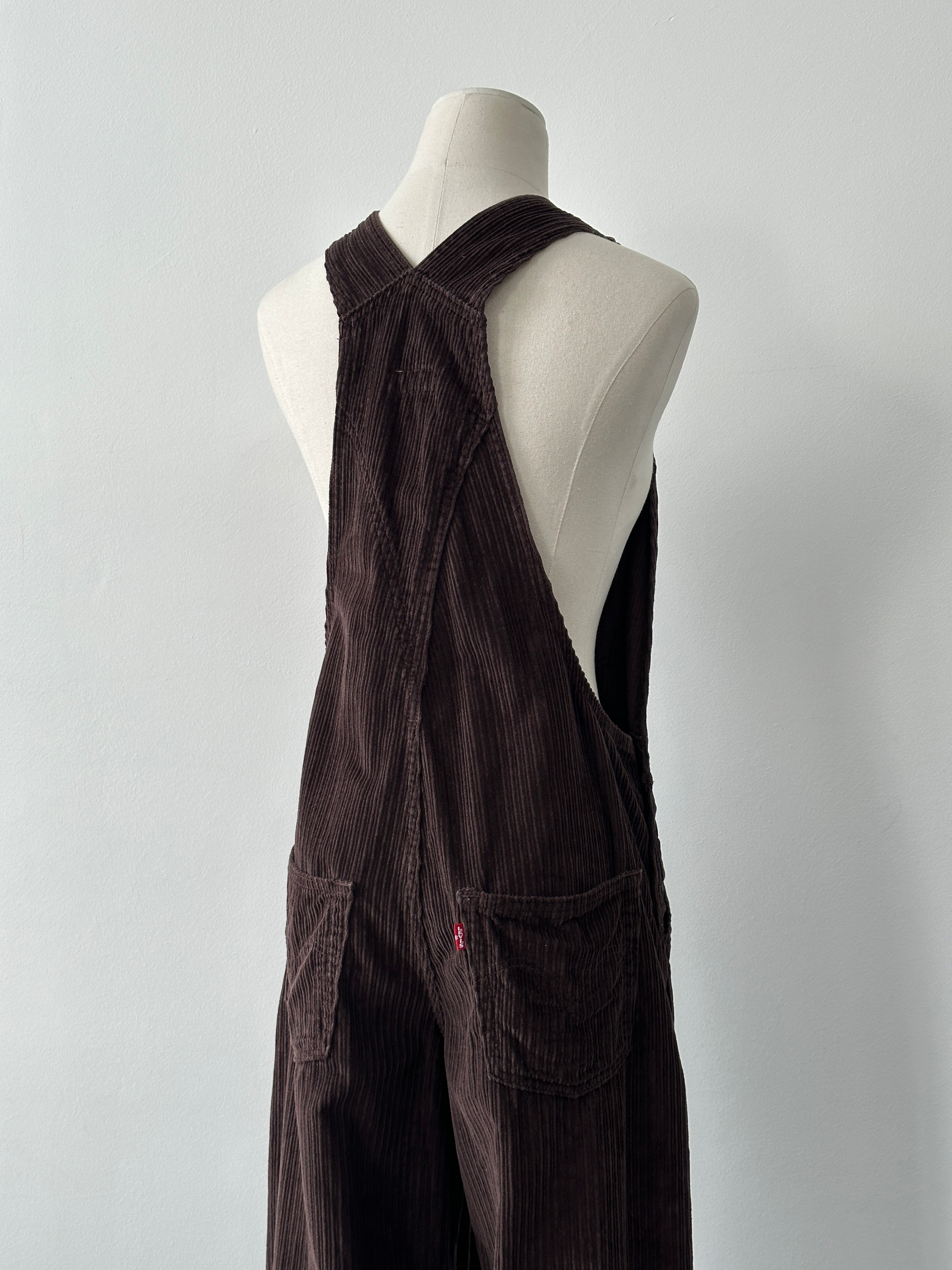 Levi's Premium Corduroy Wide Leg Dungarees - M