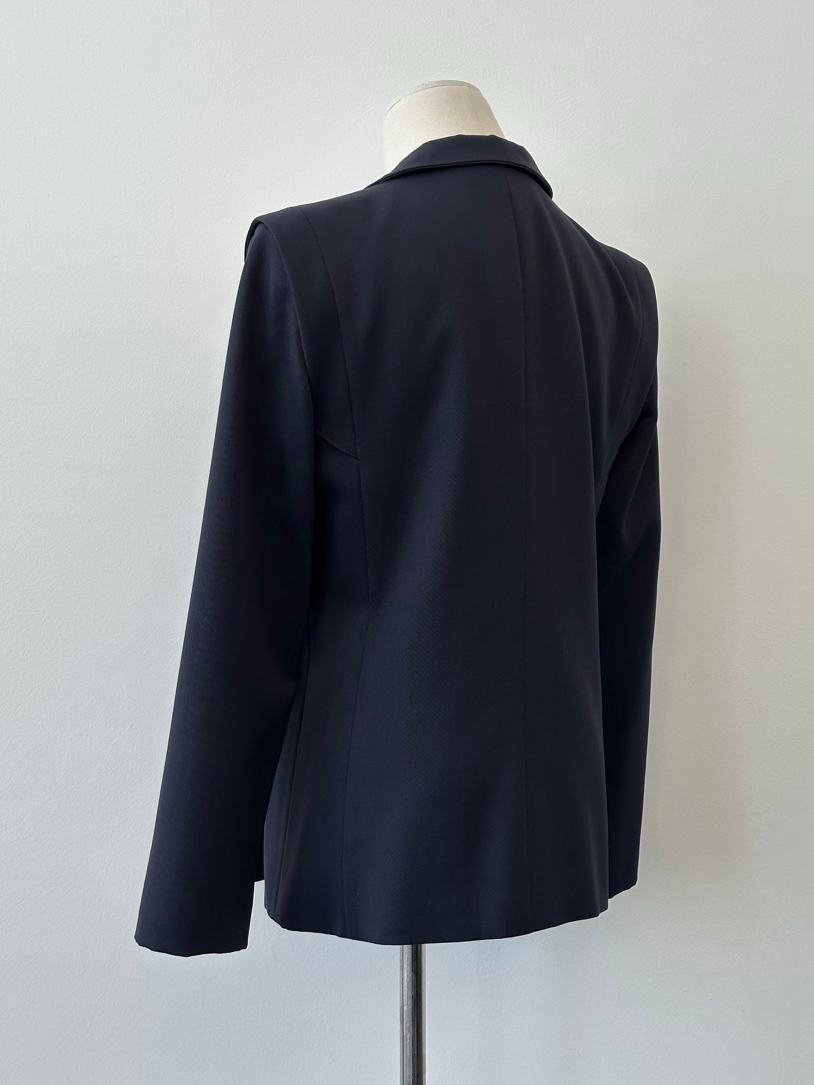 Mani 1990s Wool Side Split Single Breasted Blazer - S