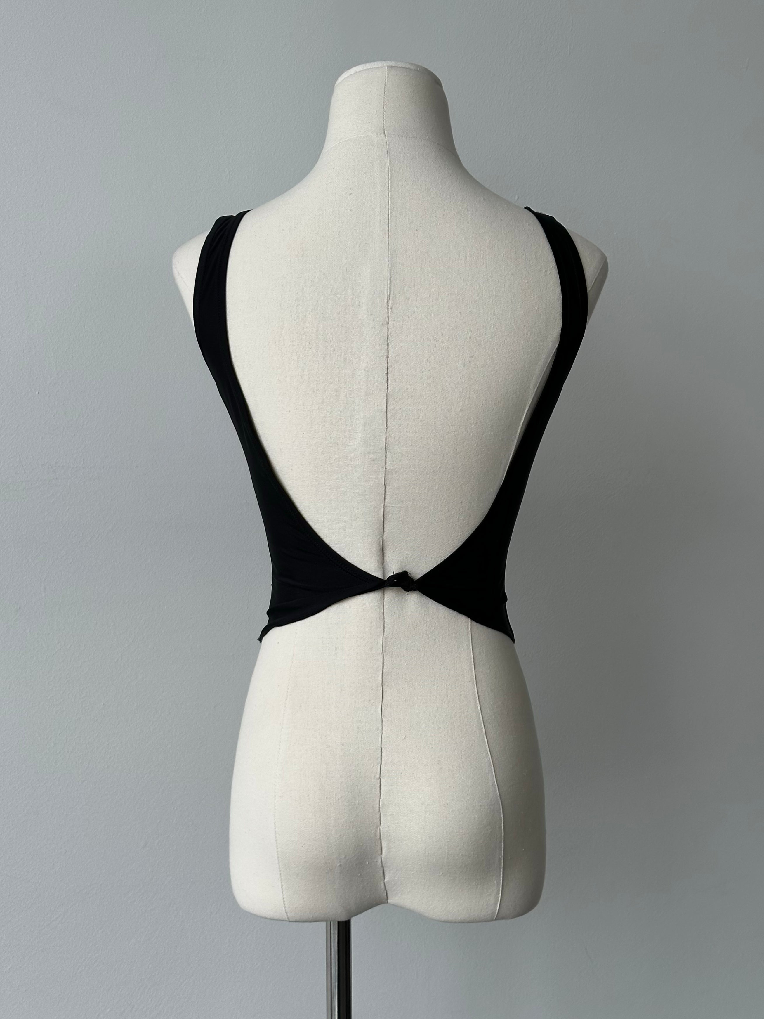 Vintage 2000s Backless Sleeveless Crop Top - S-M