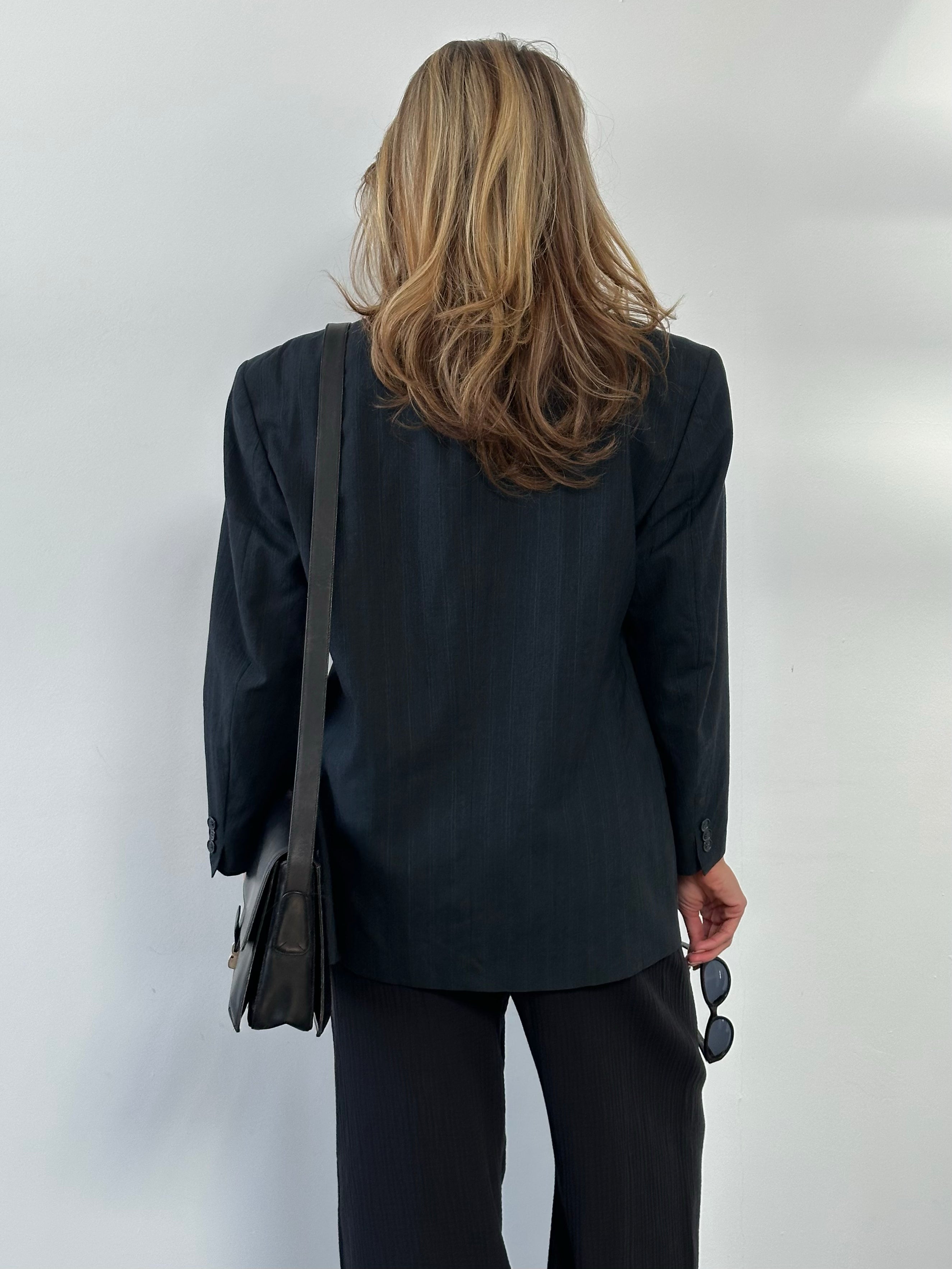 Yves Saint Laurent 1990s Pure Wool Single Breasted Blazer - L