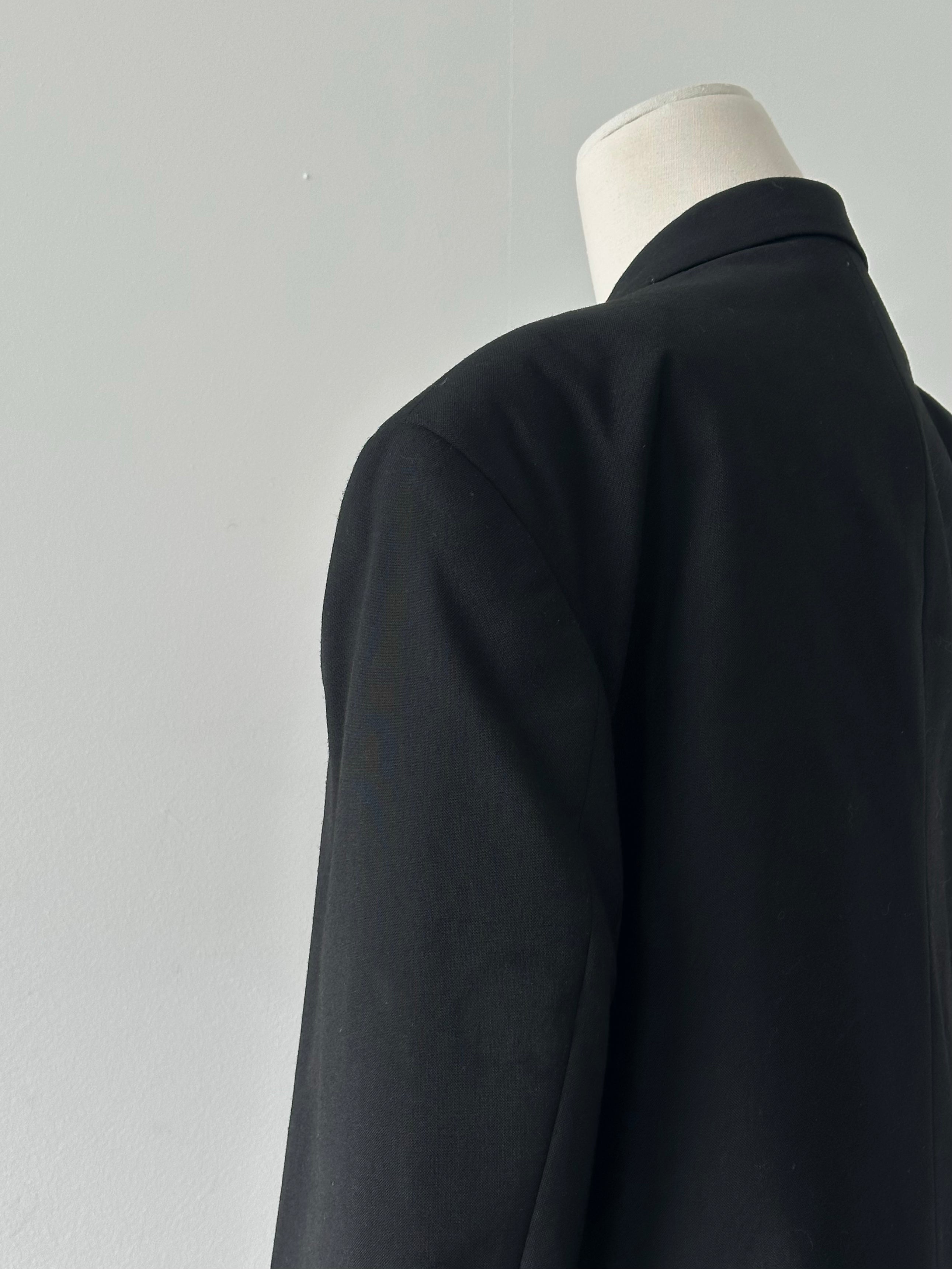 Vintage 1990s Wool Double Breasted Tuxedo Suit - 44R/W32