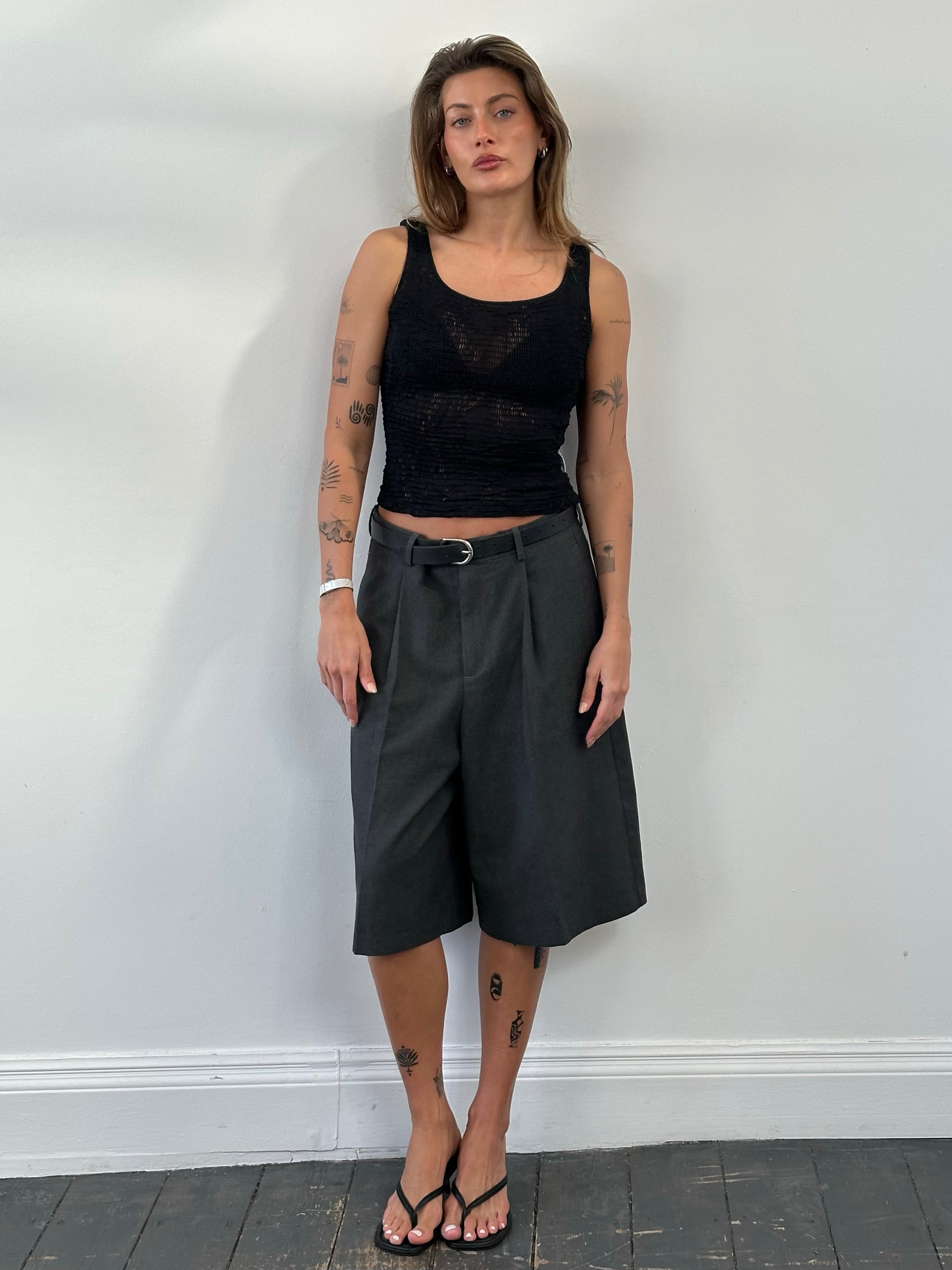 Gianfranco Ferre Jeans 1990s Cropped Top - S