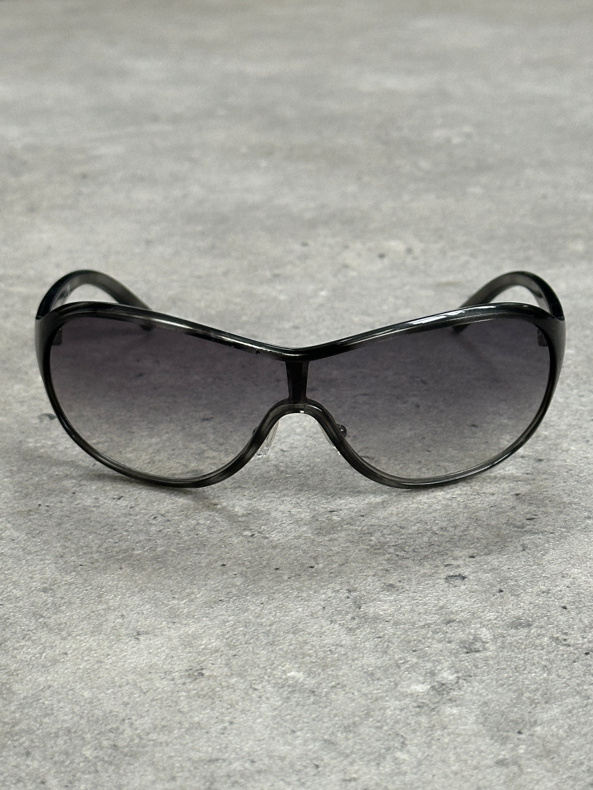 Prada 2000s Wraparound Shield Sunglasses