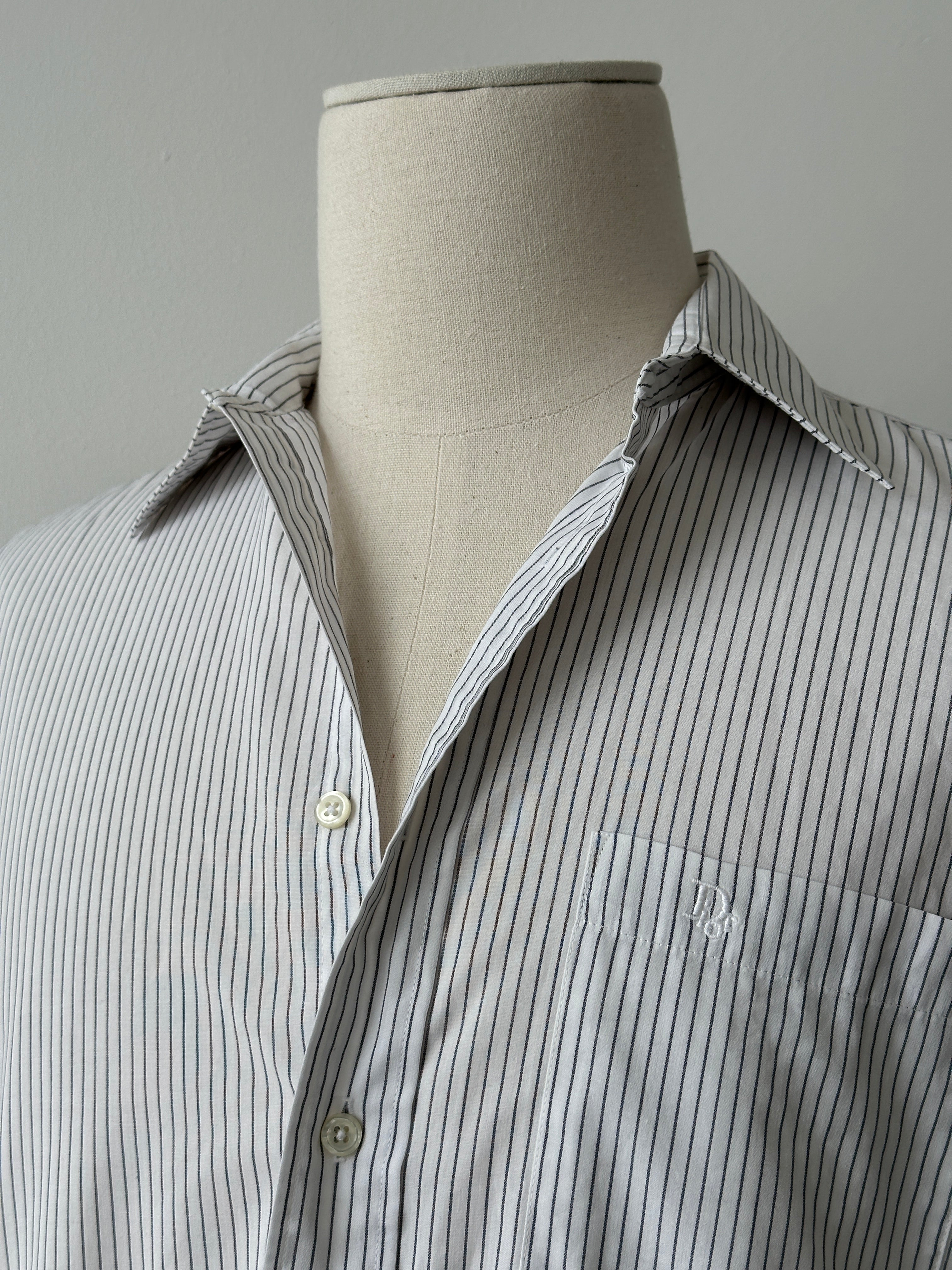Christian Dior 1990s Cotton Logo Shirt - S