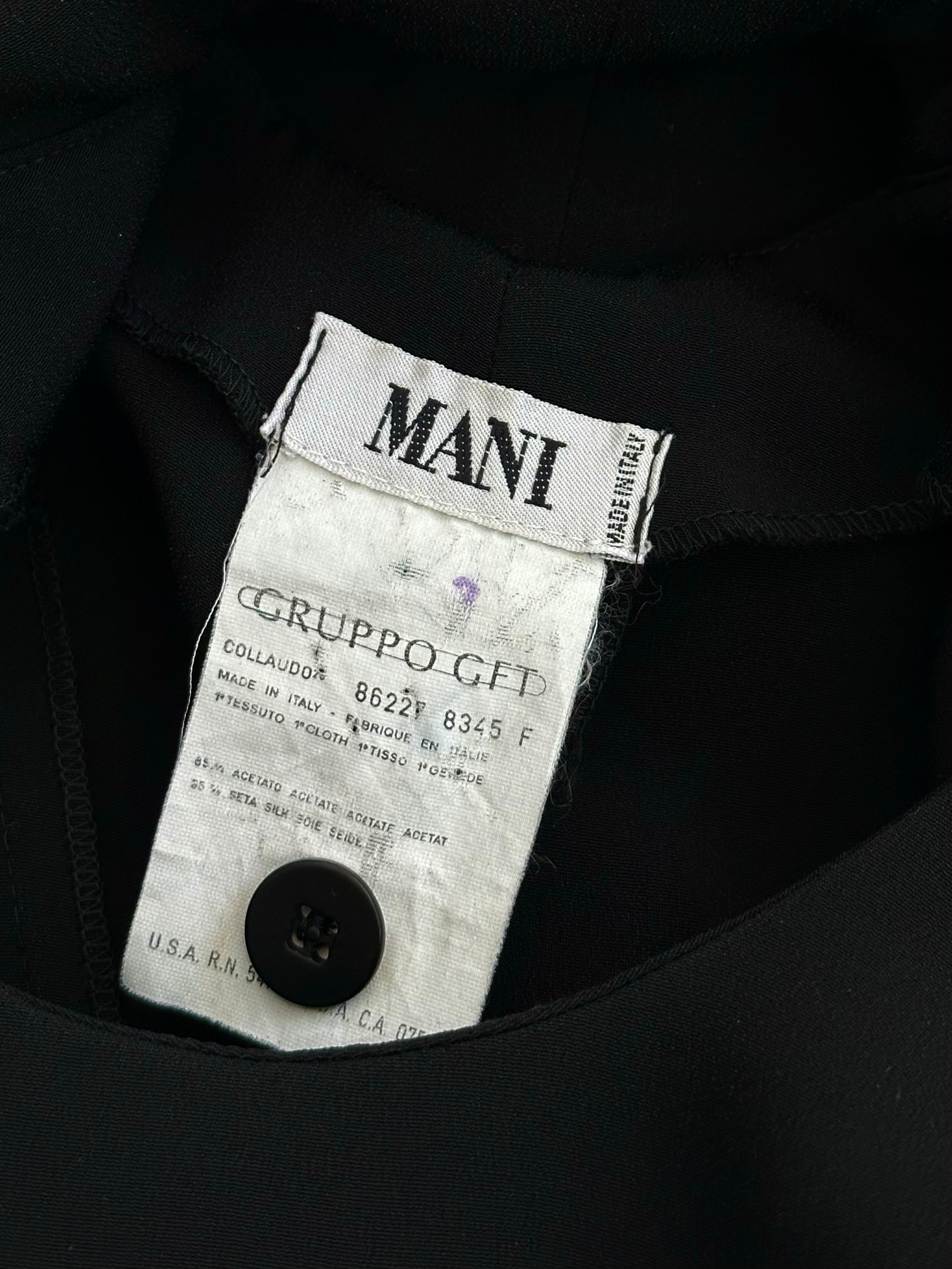 Mani 1990s A-Line Silk Sleeveless Mini Dress - XS