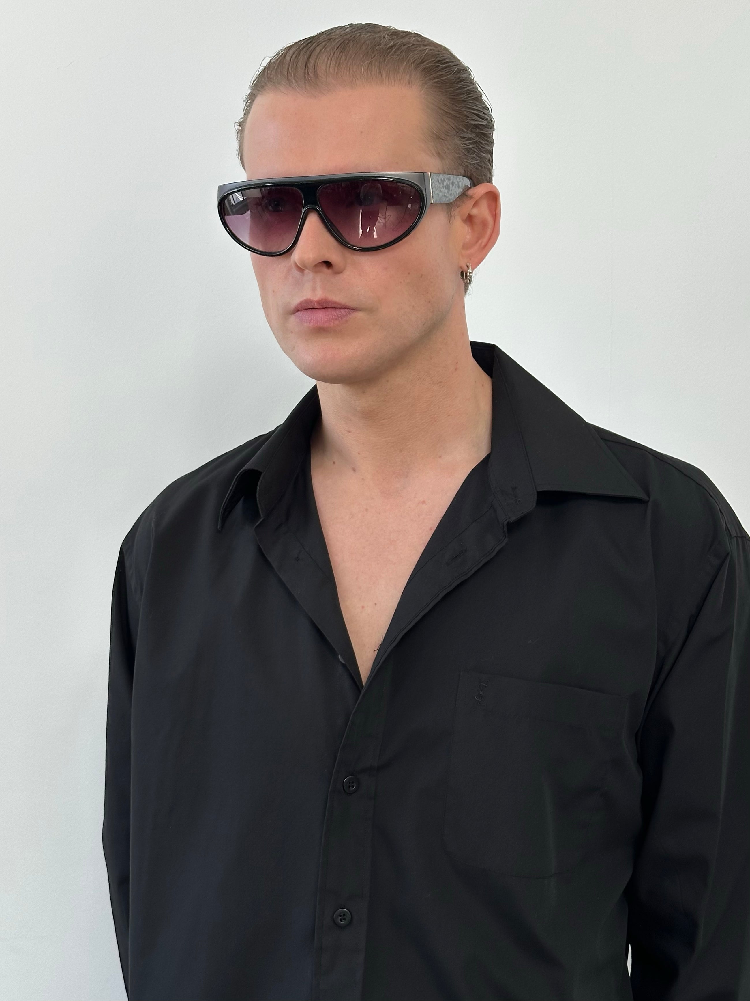 Yves Saint Laurent 1990s Cotton Woven Shirt - M/L