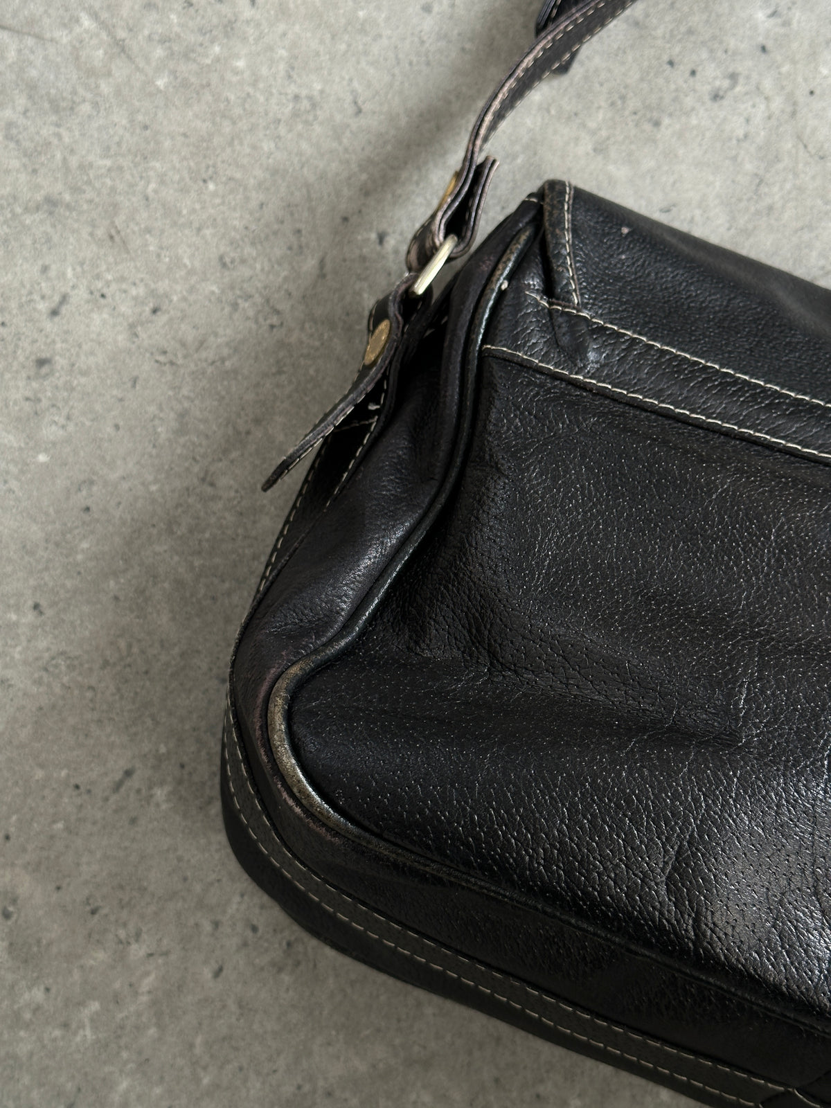 Gianfranco Ferre 1990s Leather Crossbody Bag