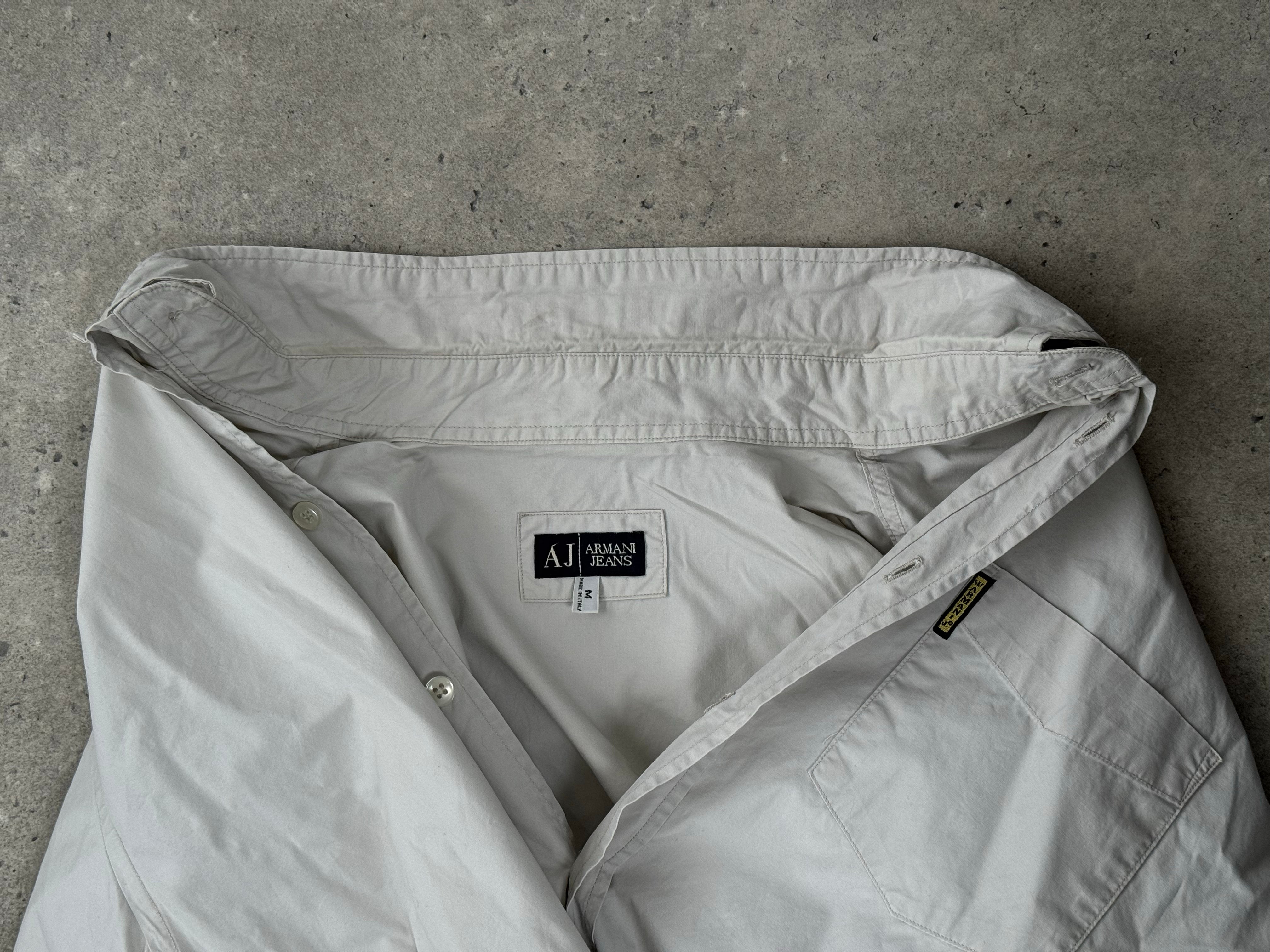Armani Jeans 1990s Pure Cotton Short Sleeve Shirt - M