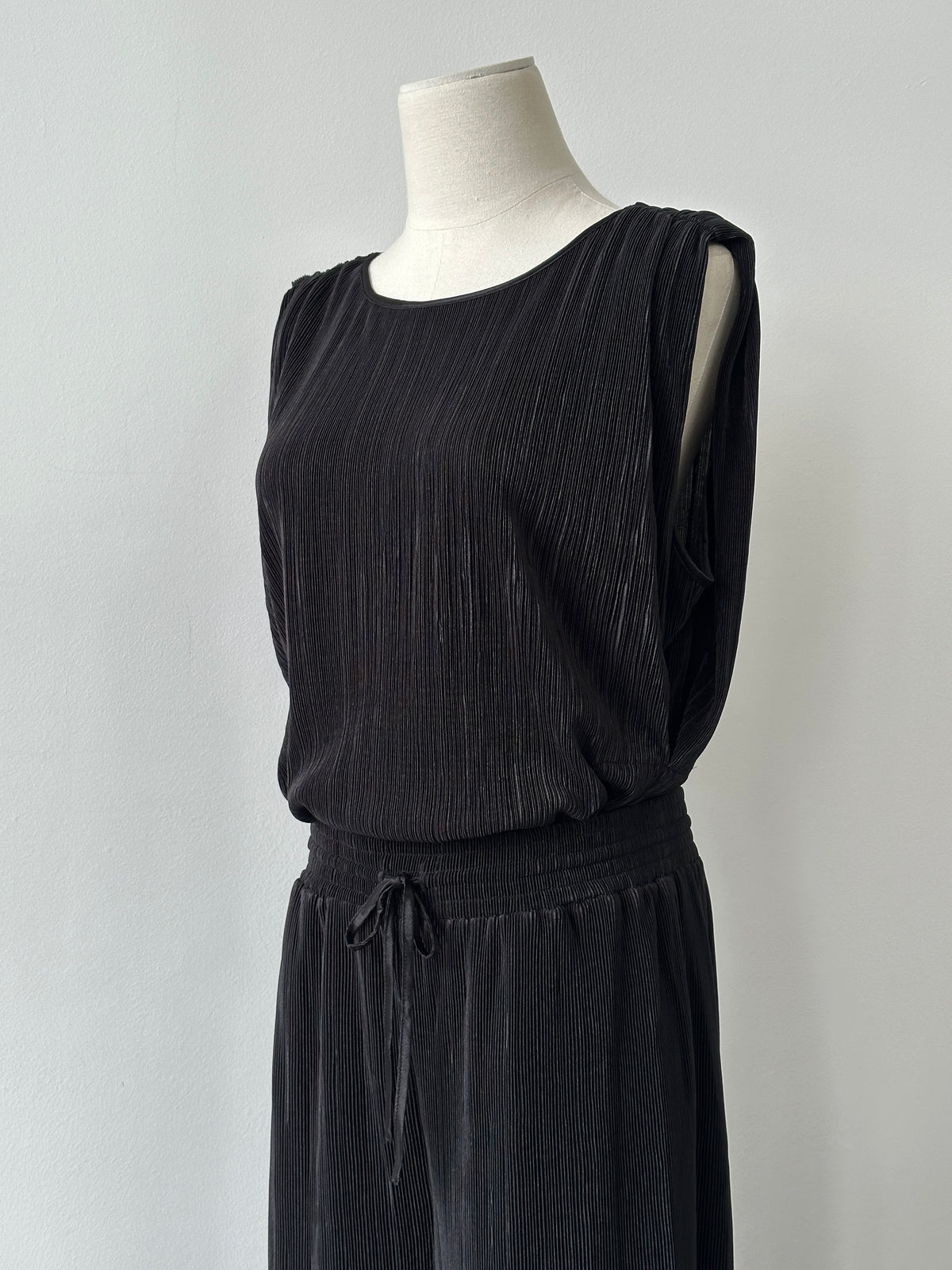 DKNY 2000s Pleated Wide Leg Two Piece Set - M/W28