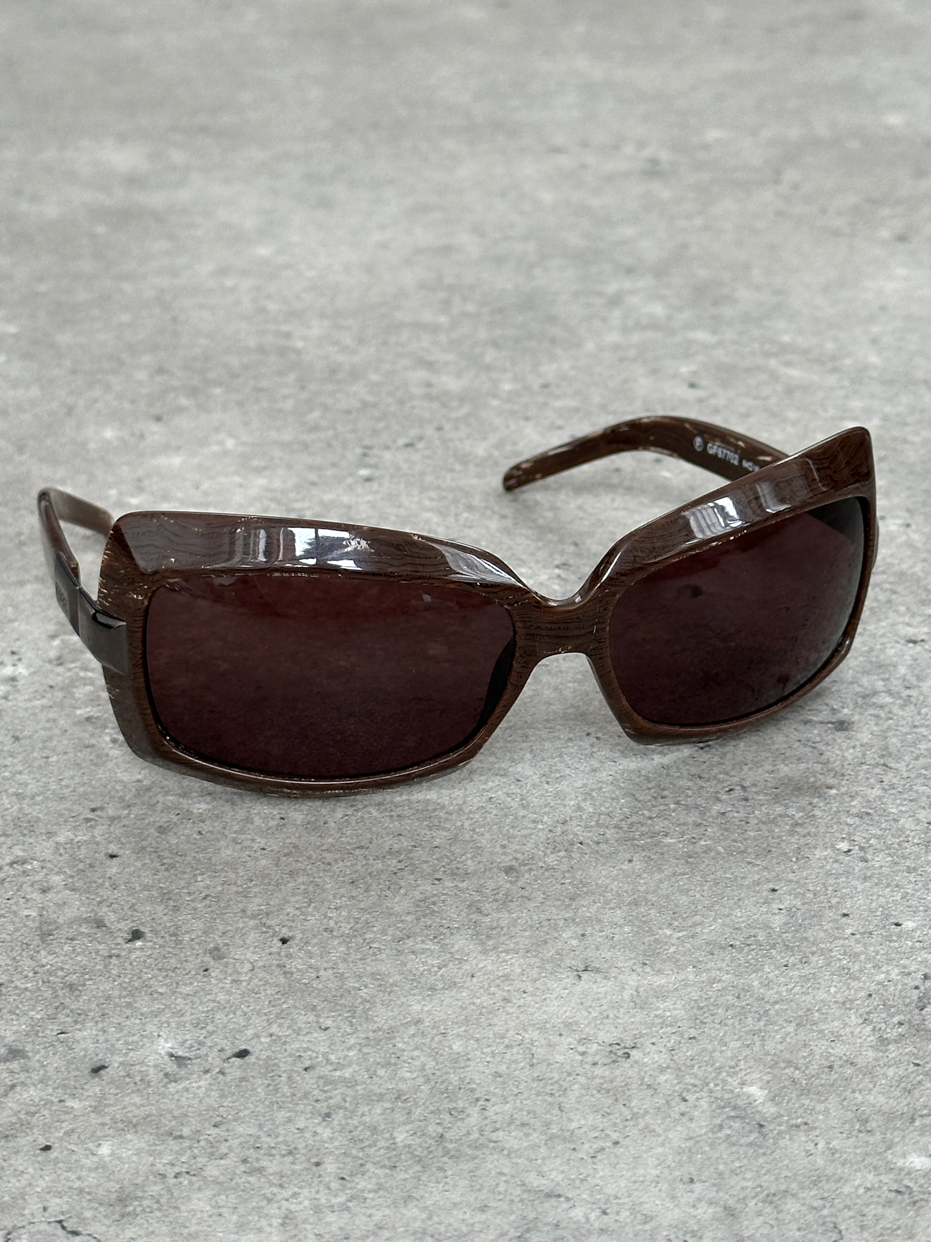 Gianfranco Ferrre 1990s Oversized Logo Sunglasses