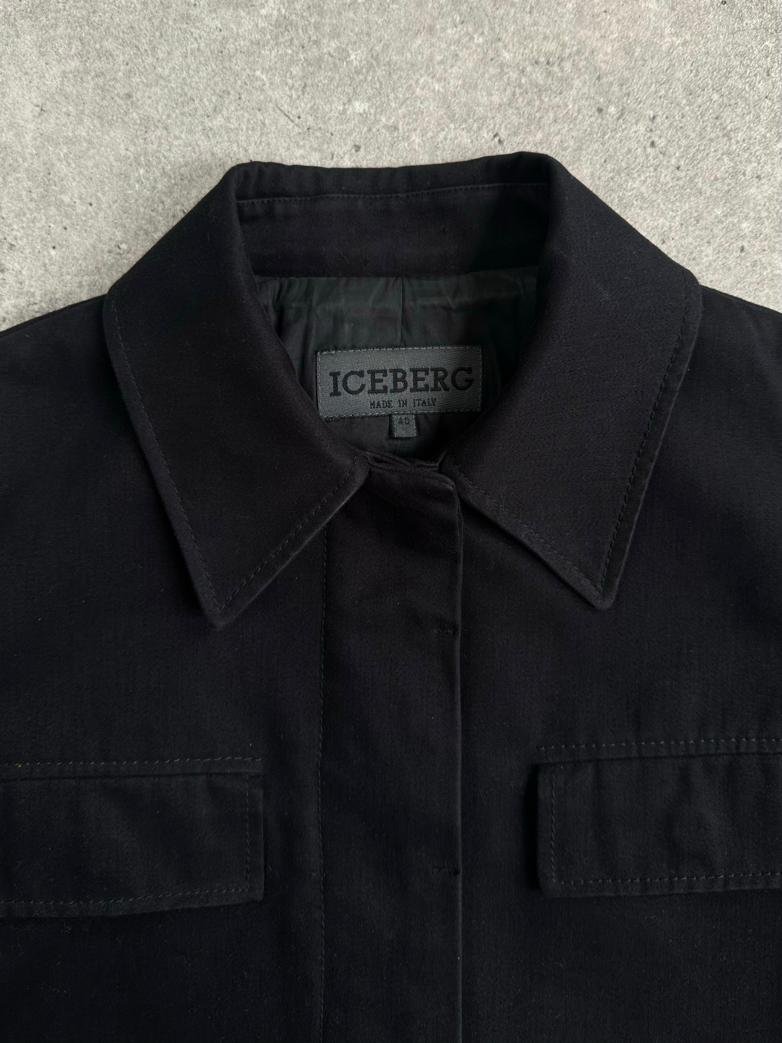 Iceberg 1990s Pure Cotton Concealed Placket Jacket - S