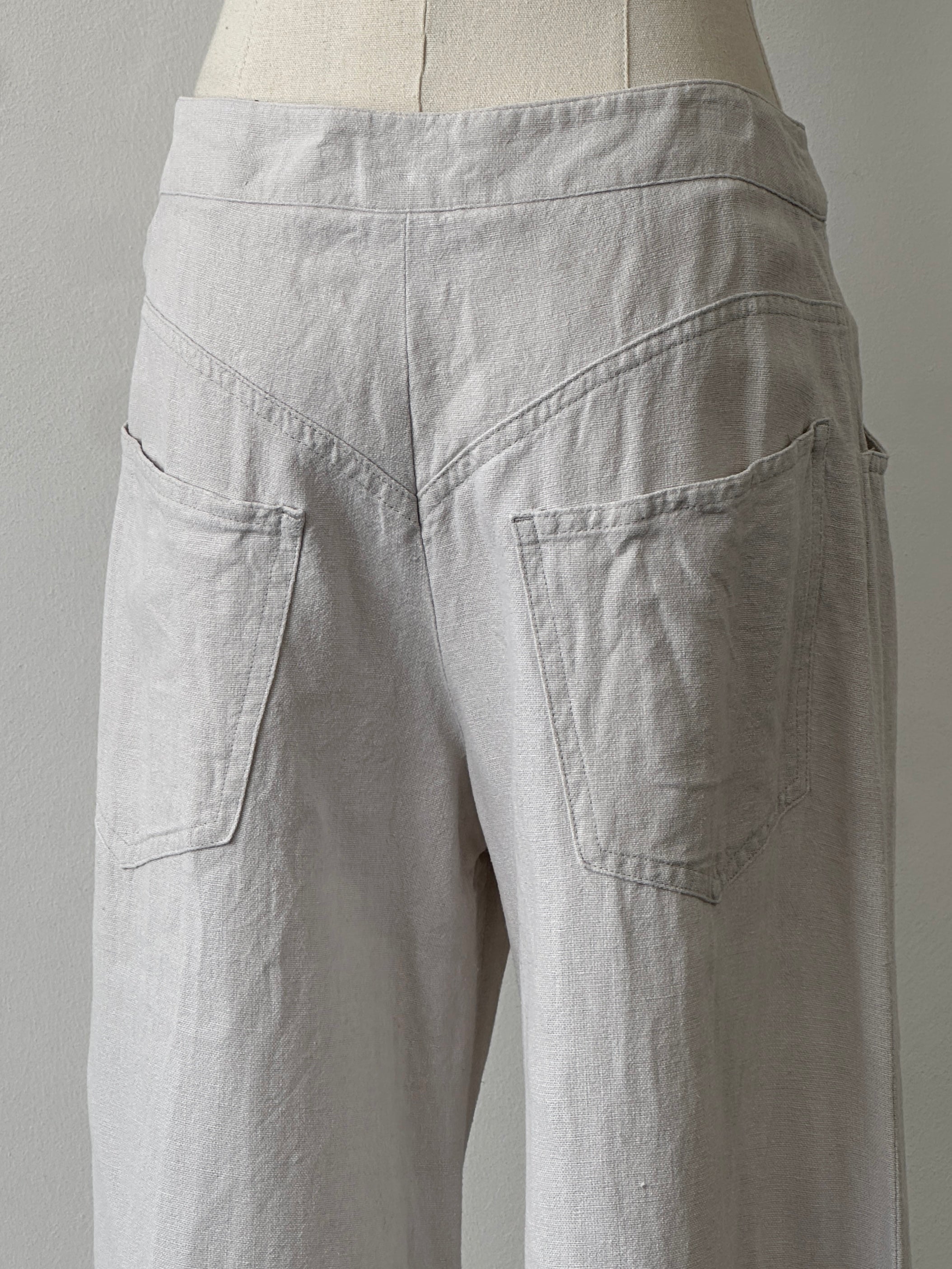 Joseph 1990s Pure Linen Wide Leg Trousers - W30