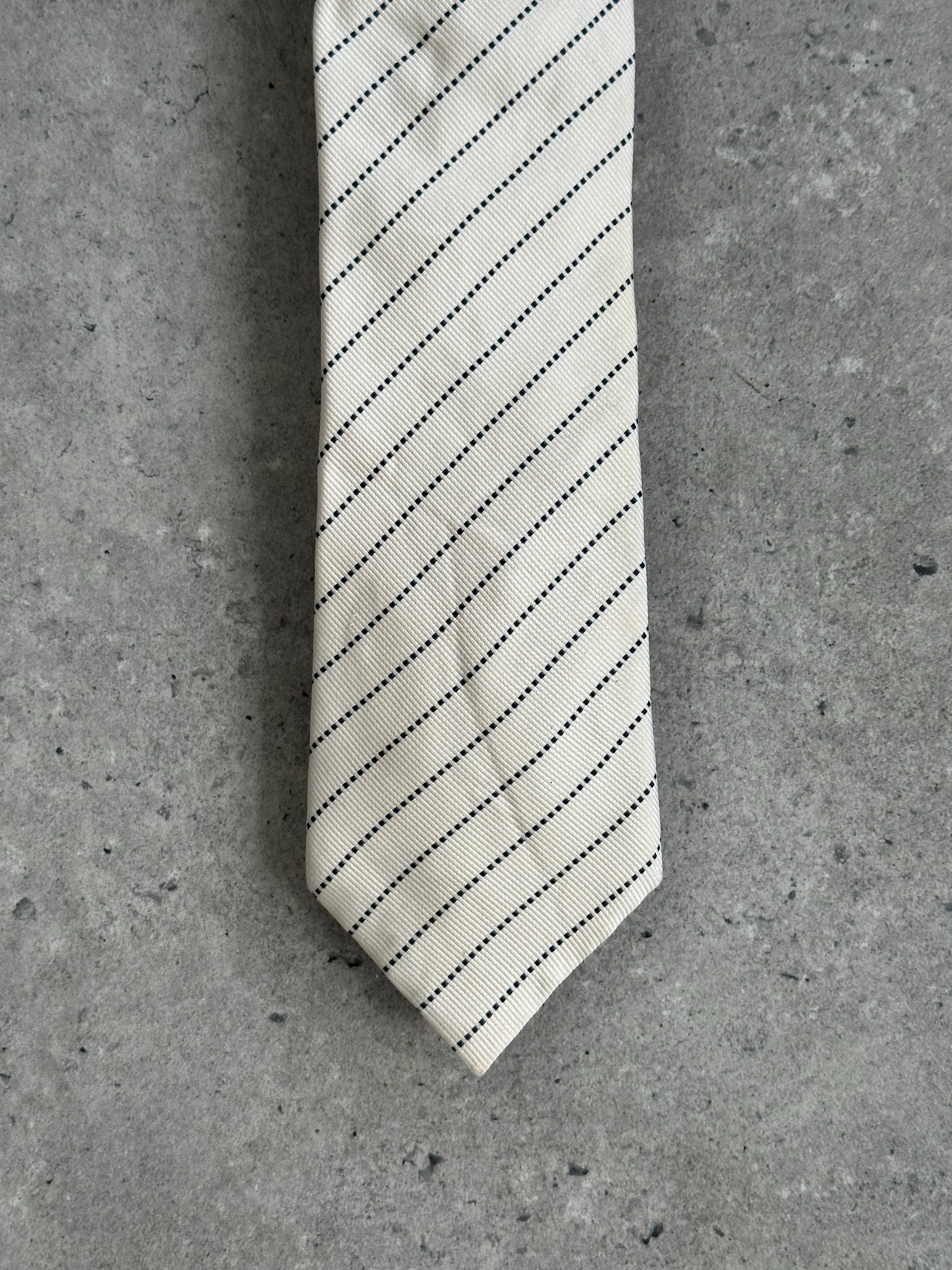 Vintage 1990s Pure Silk Wide Striped Tie