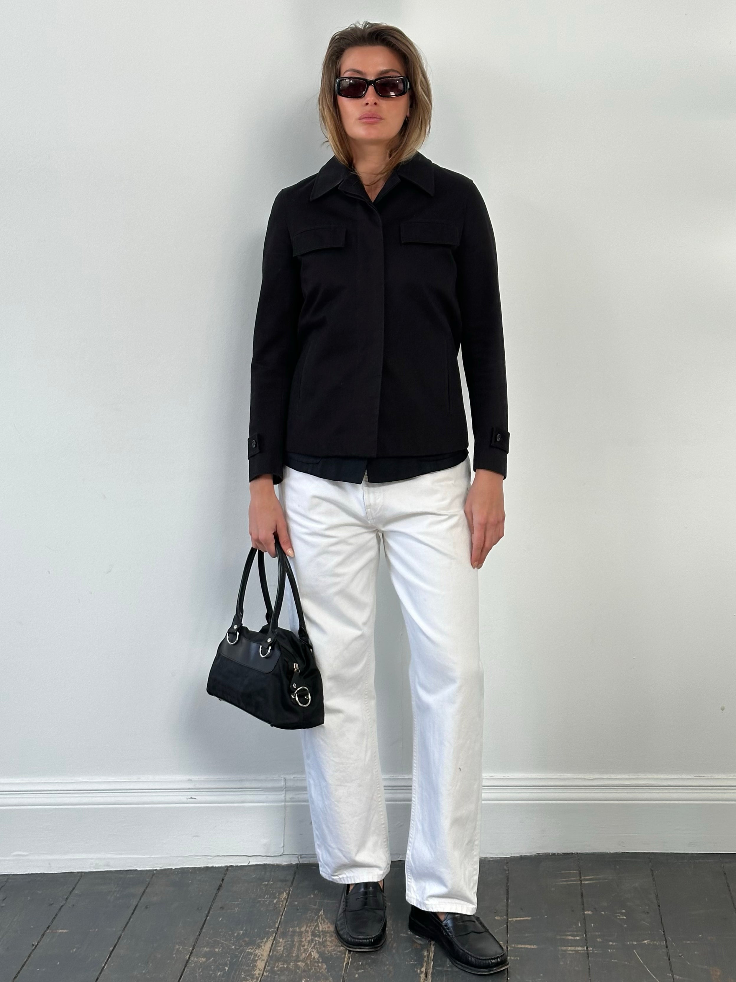 Iceberg 1990s Pure Cotton Concealed Placket Jacket - S