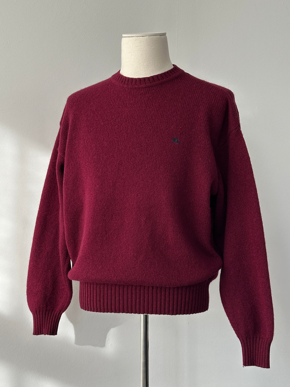 Burberry Pure Wool Jumper - L