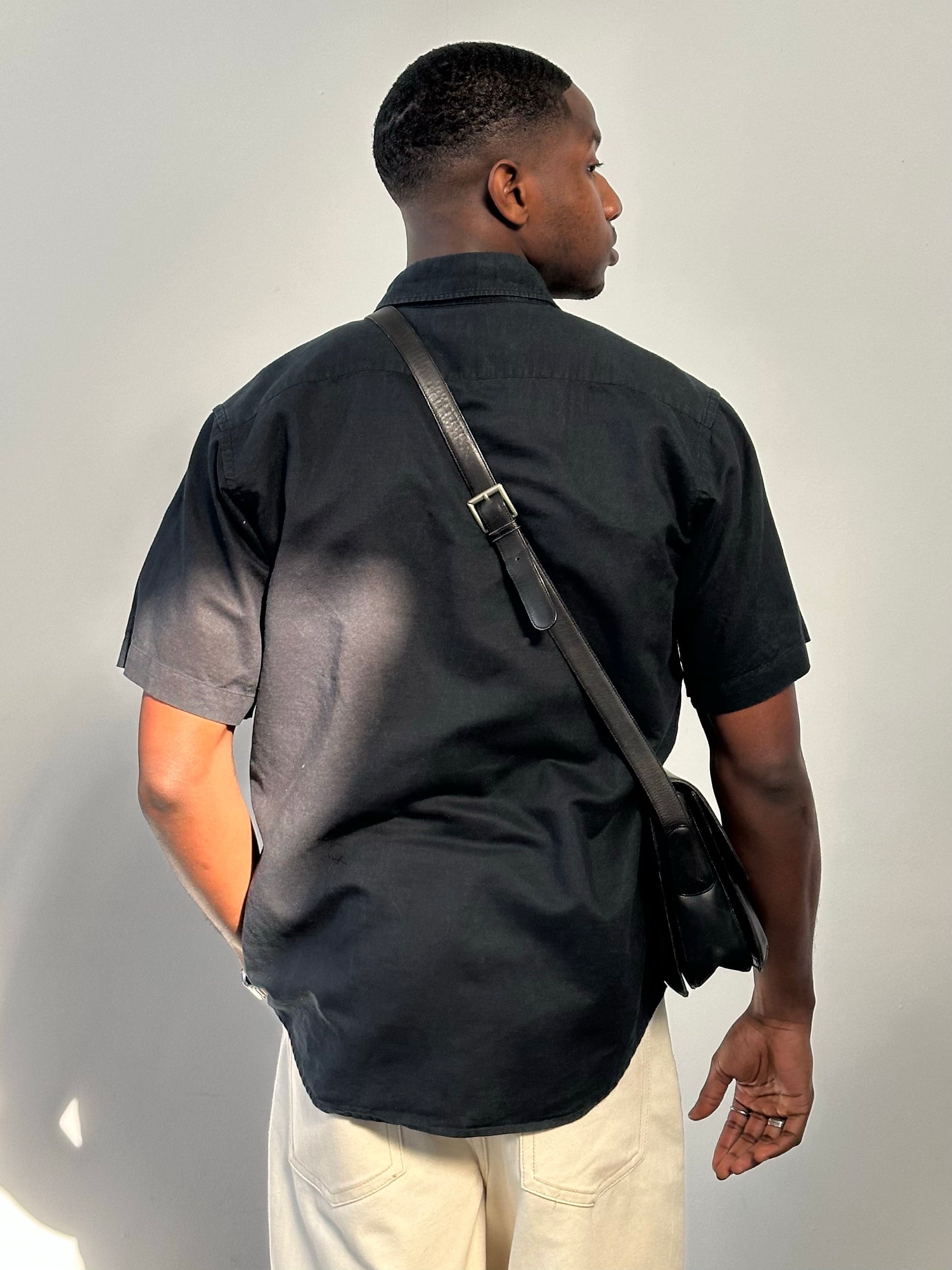 Armani Jeans 1990s Pure Cotton Short Sleeve Shirt - M