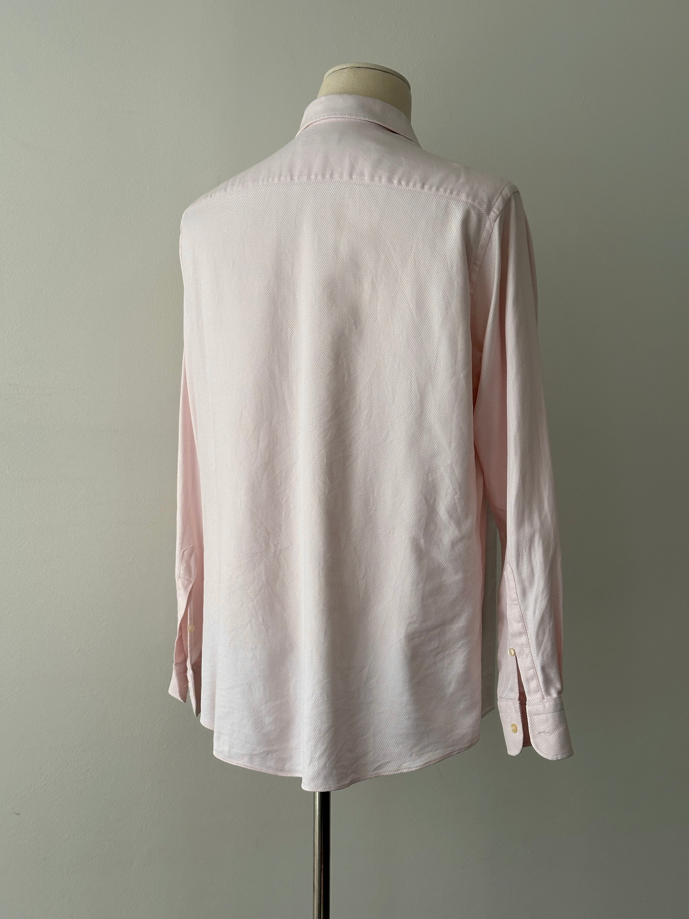 Burberry London 2000s Cotton Logo Shirt - M