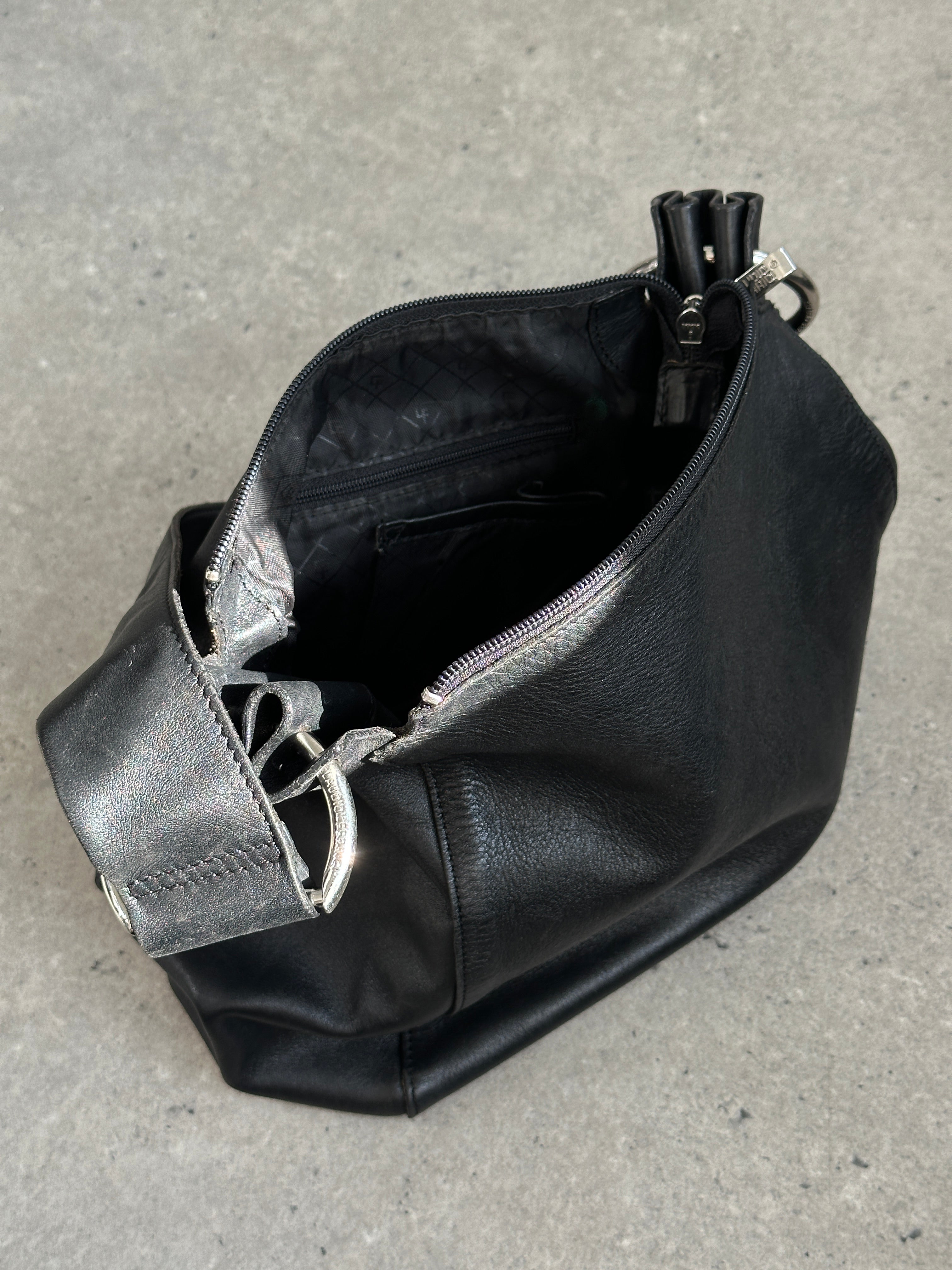 Vintage 1990s Leather Shoulder Bag