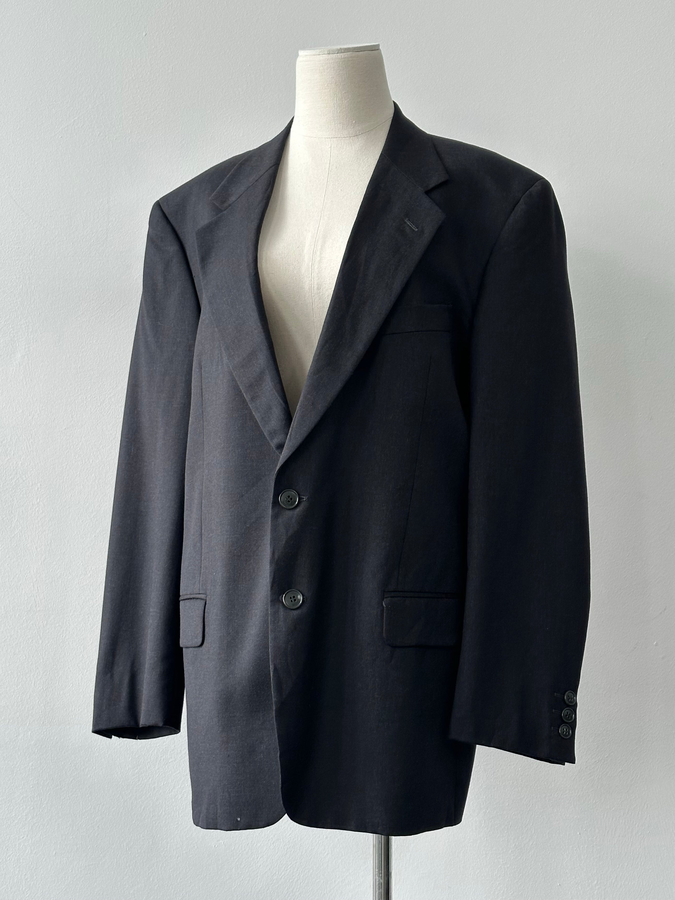Christian Dior Monsieur 1990s Pure Wool Single Breasted Blazer - XL