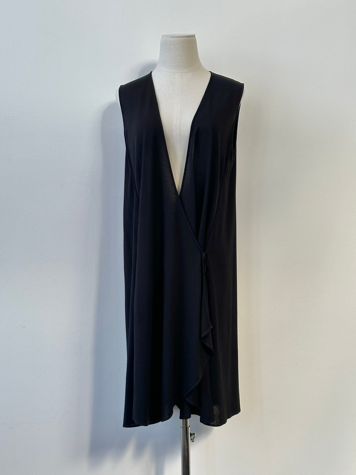 La Perla 1990s Cotton Side Split Wrap Top - L