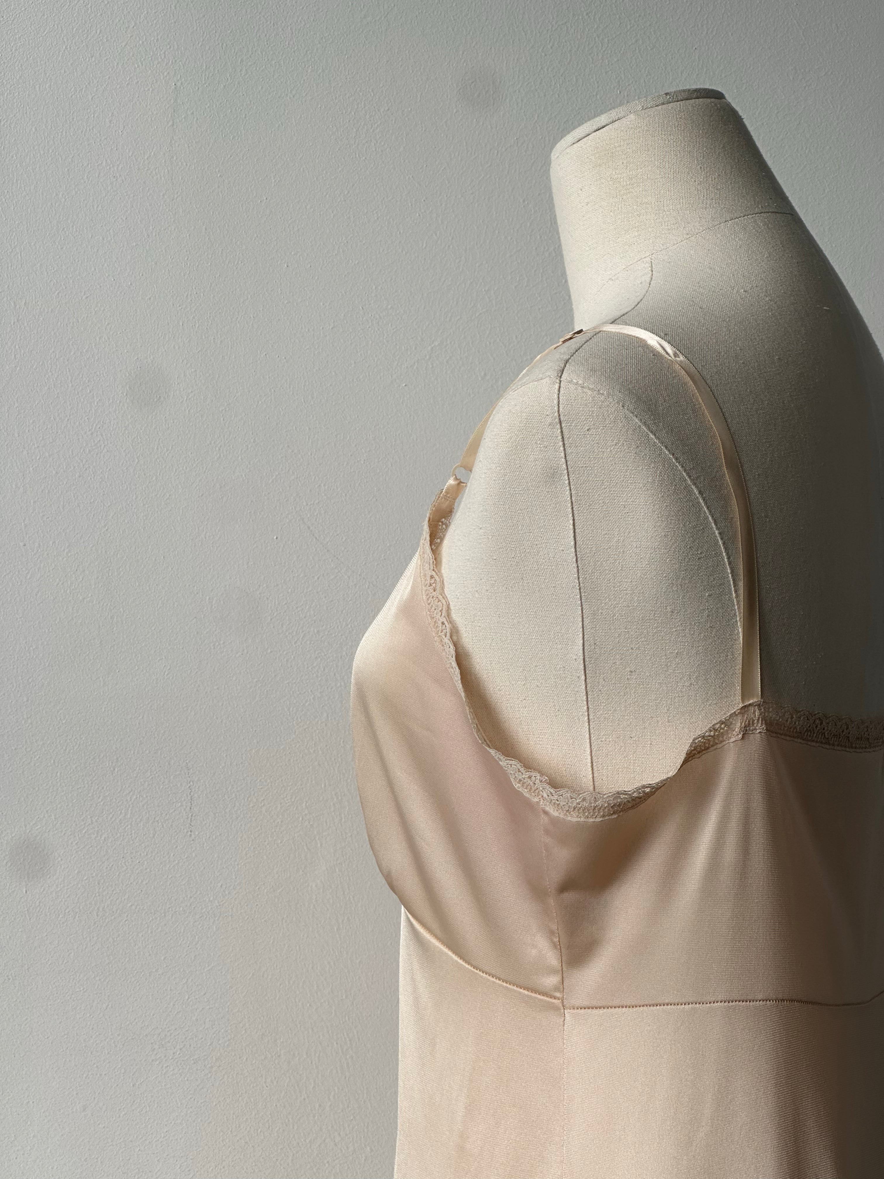Vintage 1990s Lace Slip Dress - M